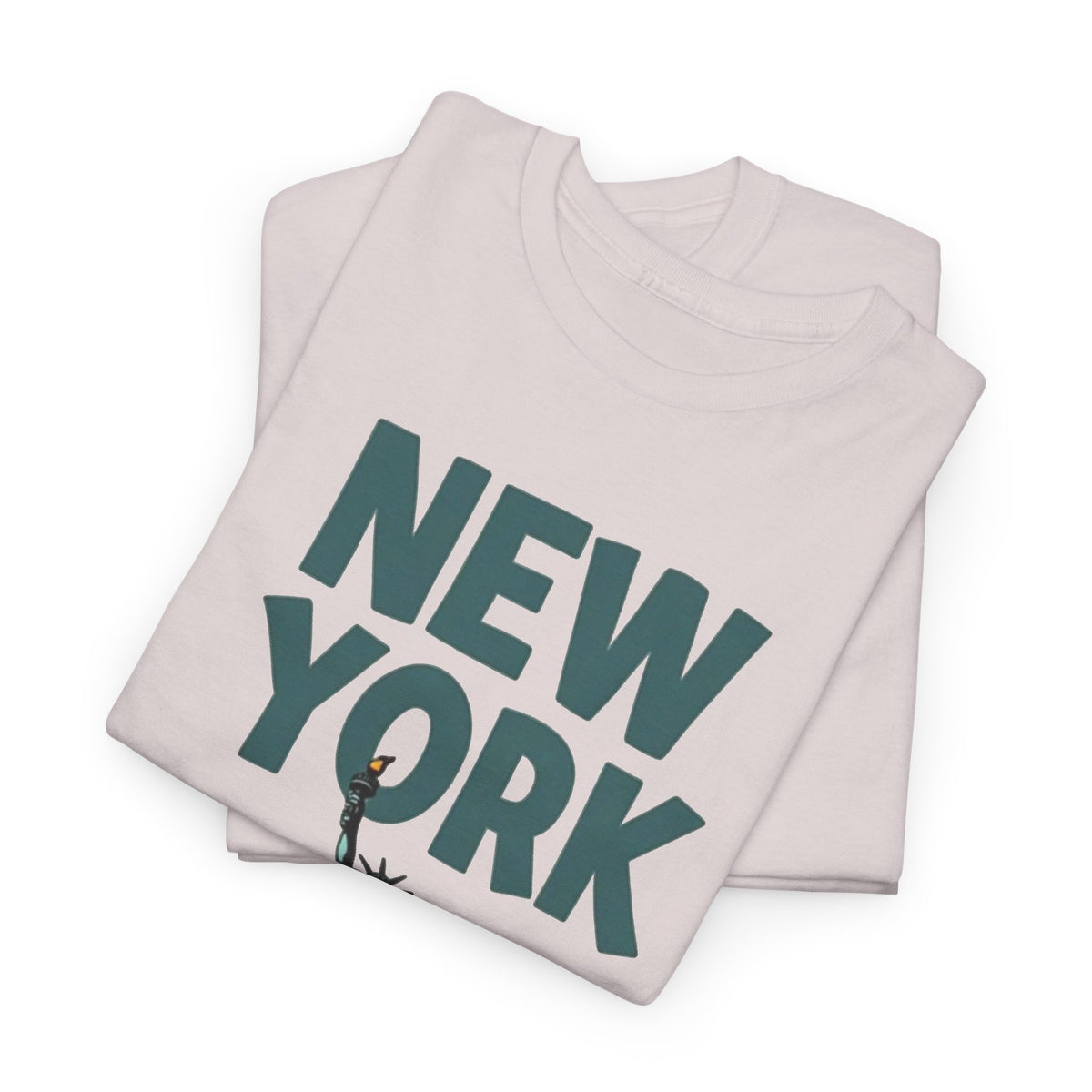 New York City Pizza Graphic T Shirt Men's Retro Heavy Cotton Tee