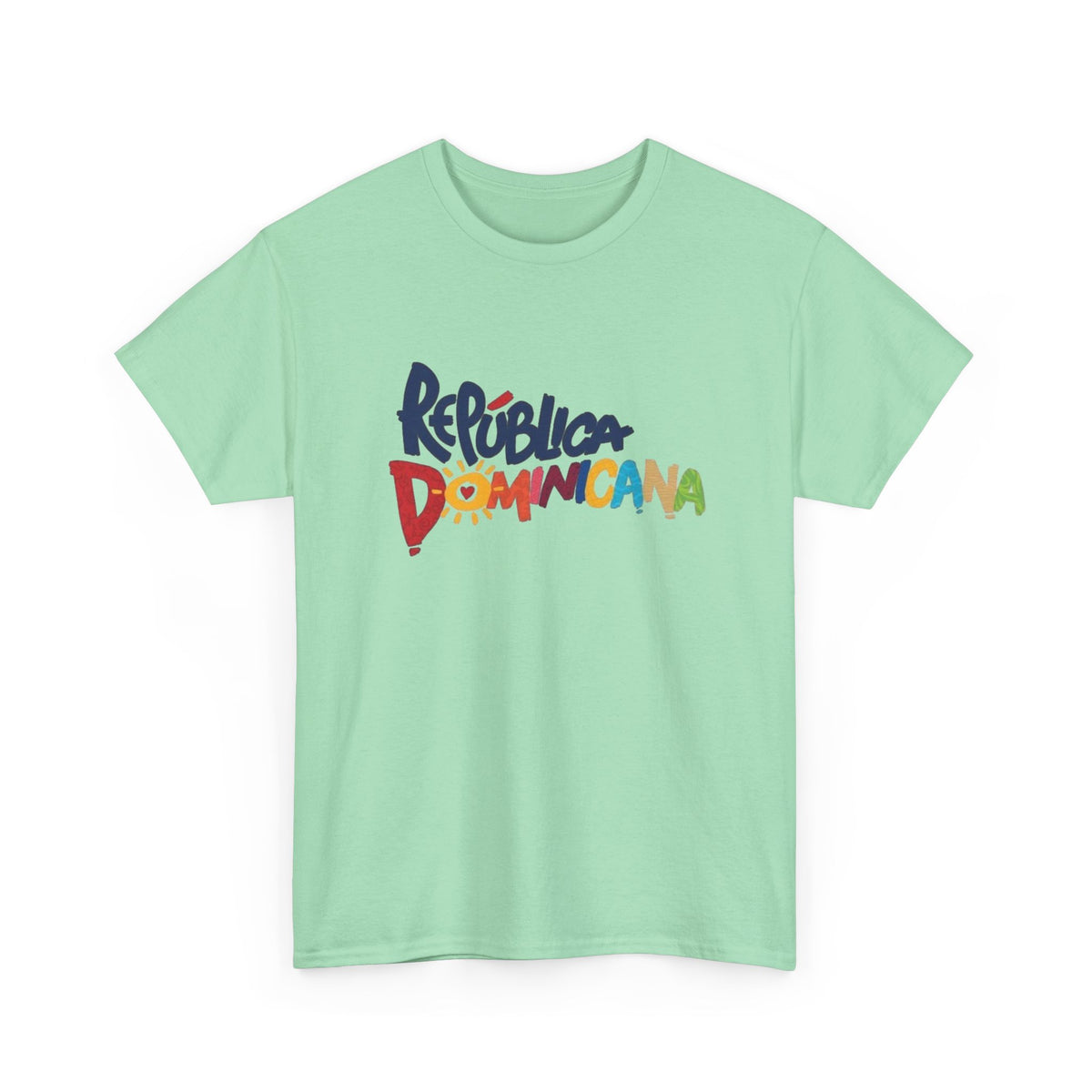Dominican Republic Graphic T Shirt Men's Retro Heavy Cotton Tee
