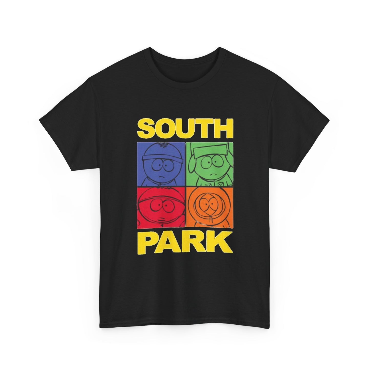 South Park T-shirt cartoon retro graphic gaming Unisex Heavy Cotton Tee