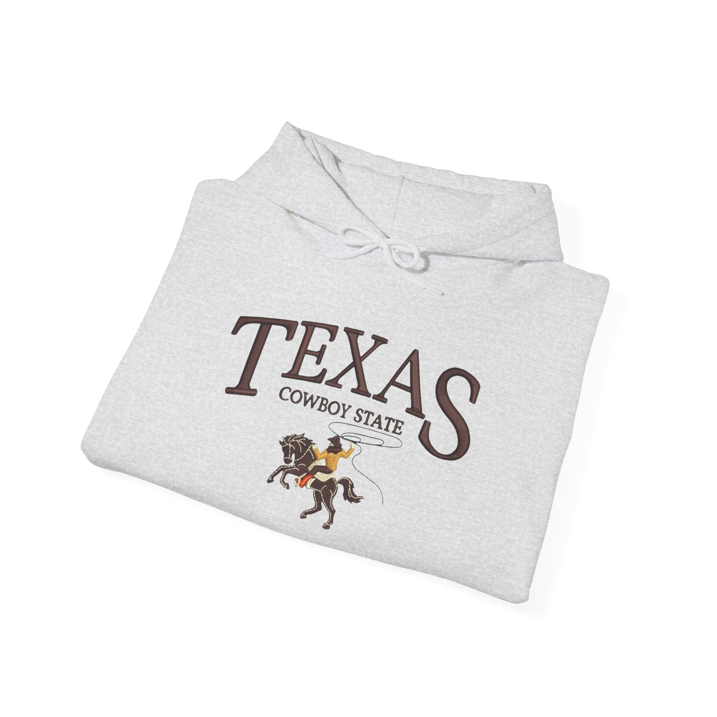 Texas Cowboy State Graphic Hoodie NEW Heavy Blend™ Hooded Sweatshirt