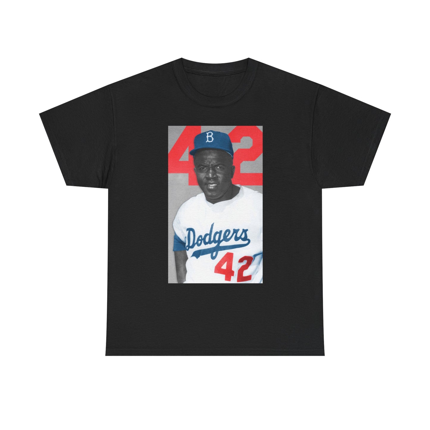 Jackie Robinson Retro 42 T Shirt BRAND NEW Apparel Unisex Graphic Tee USA