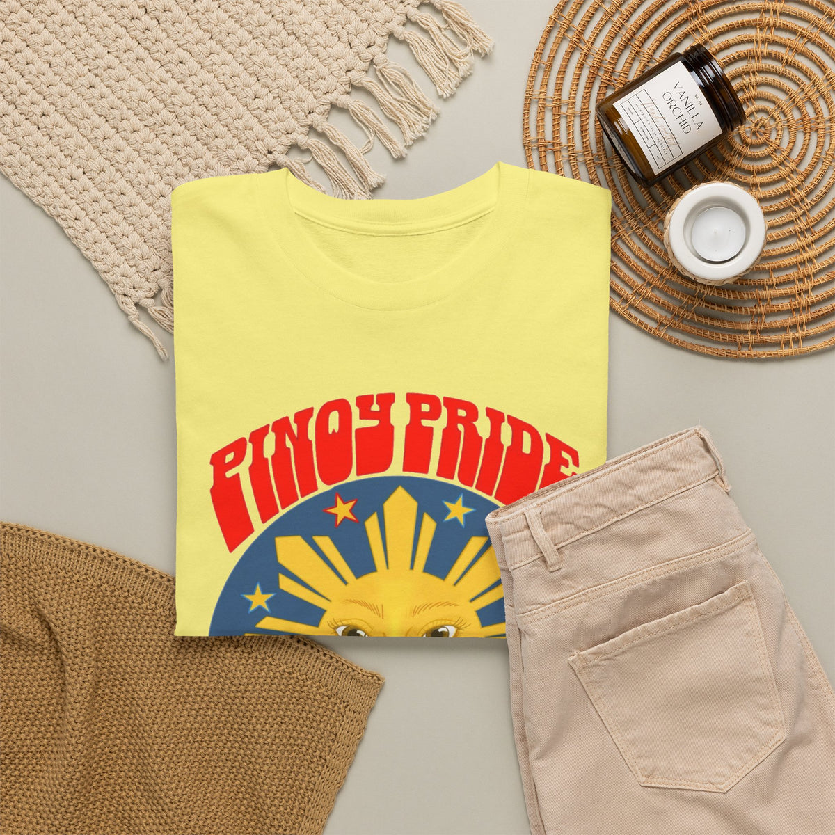 Pinoy Pride Graphic T Shirt Men's Classic Filipino Heavy Cotton Tee