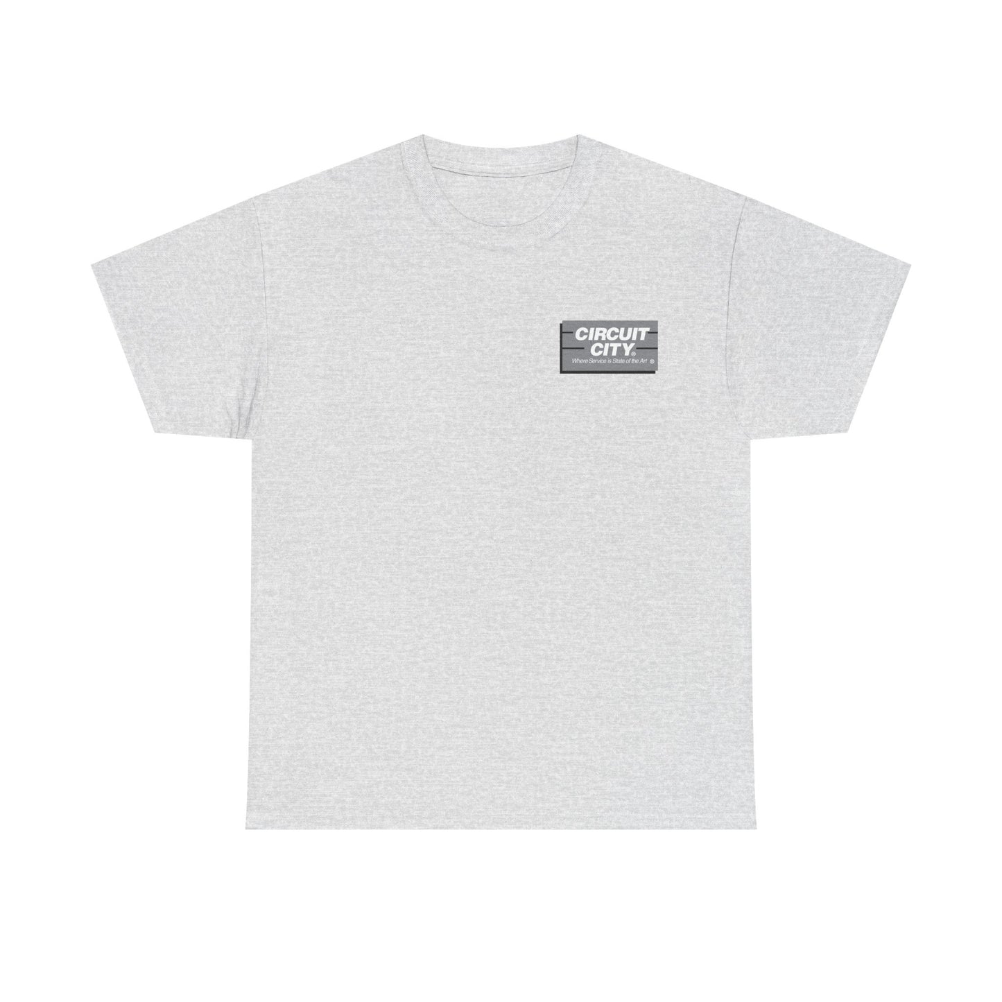 Circuit city T-shirt vintage graphic employee shirt retro design Unisex Heavy
