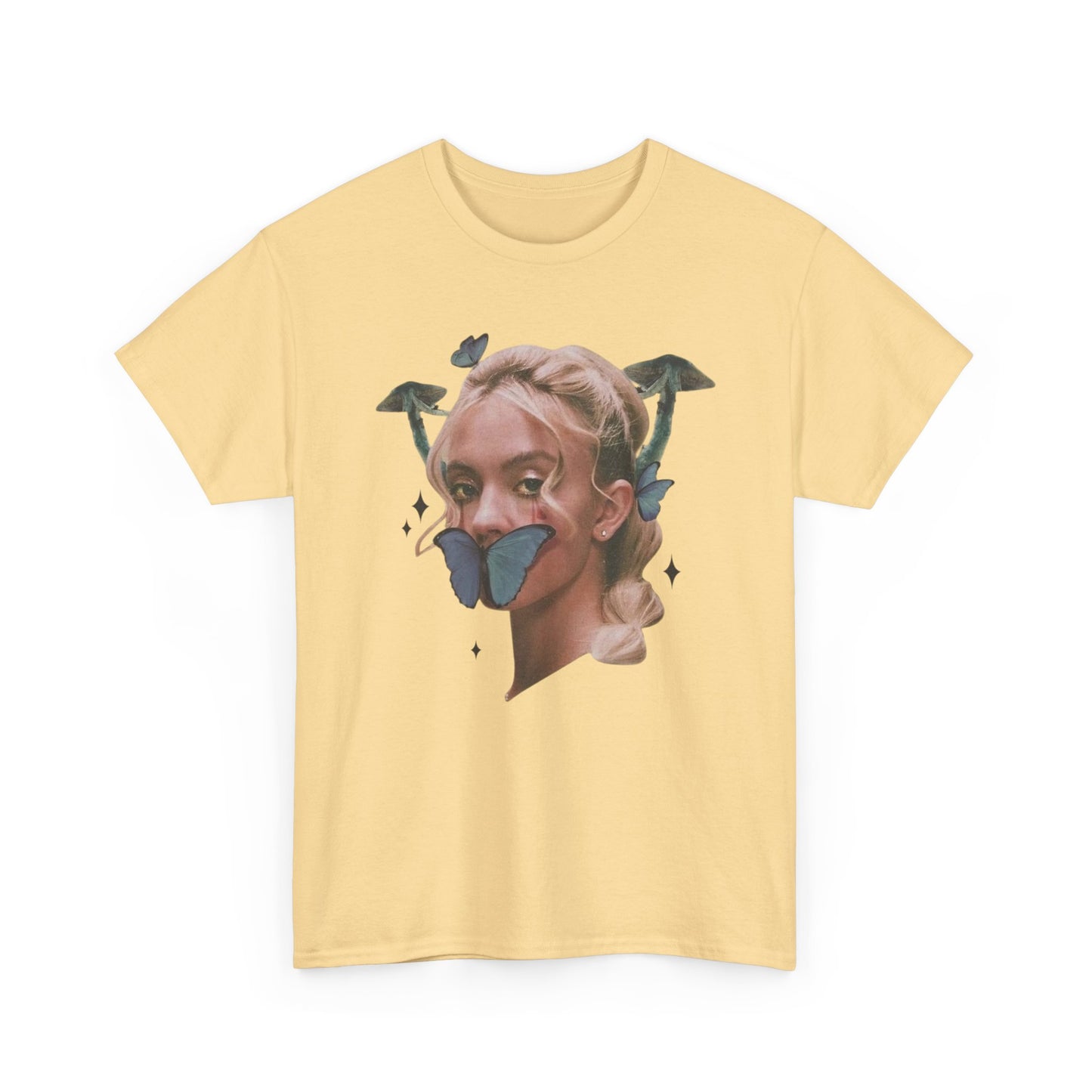 Sydney Sweeney Vintage Graphic T-Shirt Comfy Cotton Tee Brand NEW