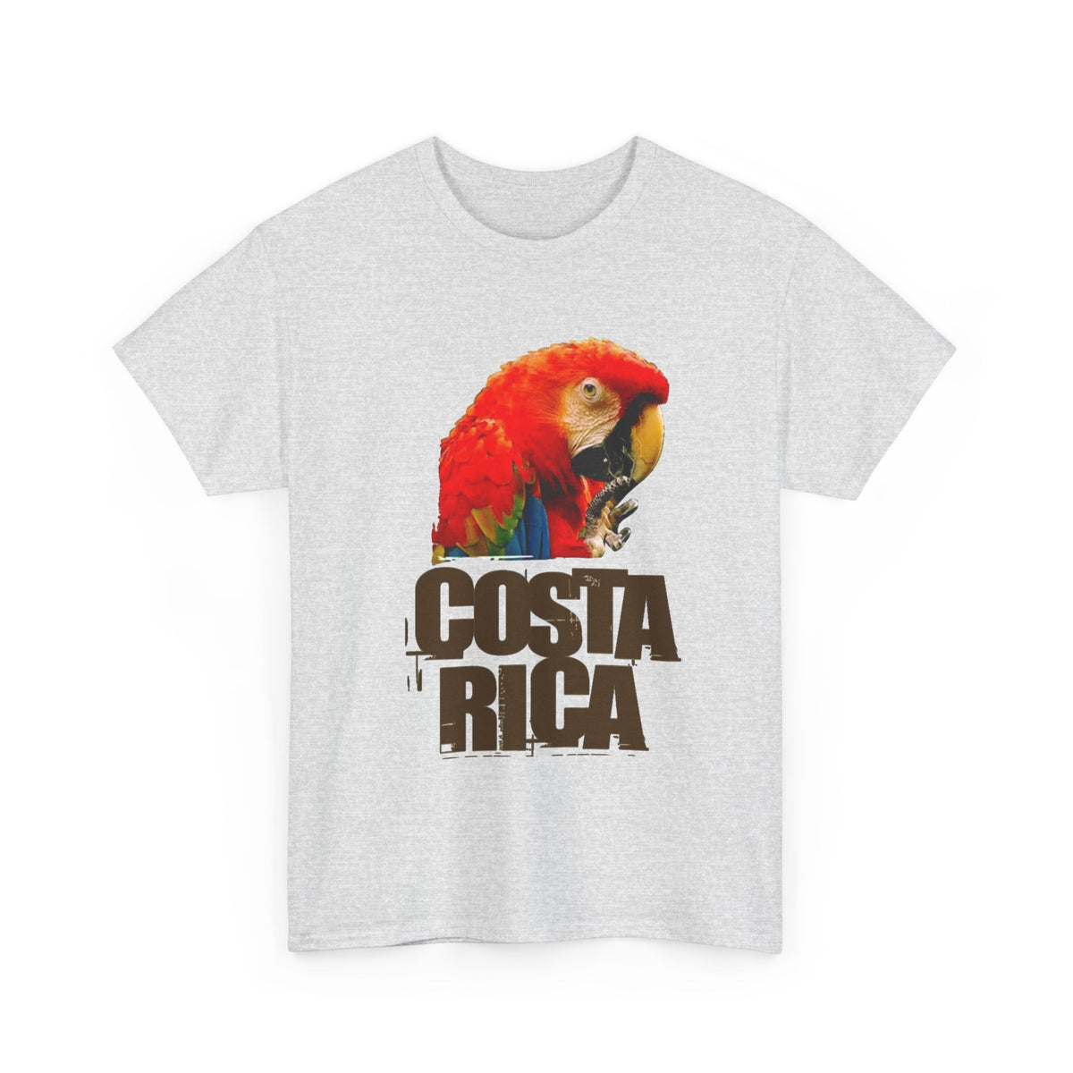 Costa Rica Birds Graphic T Shirt Men's Retro  Heavy Cotton Tee