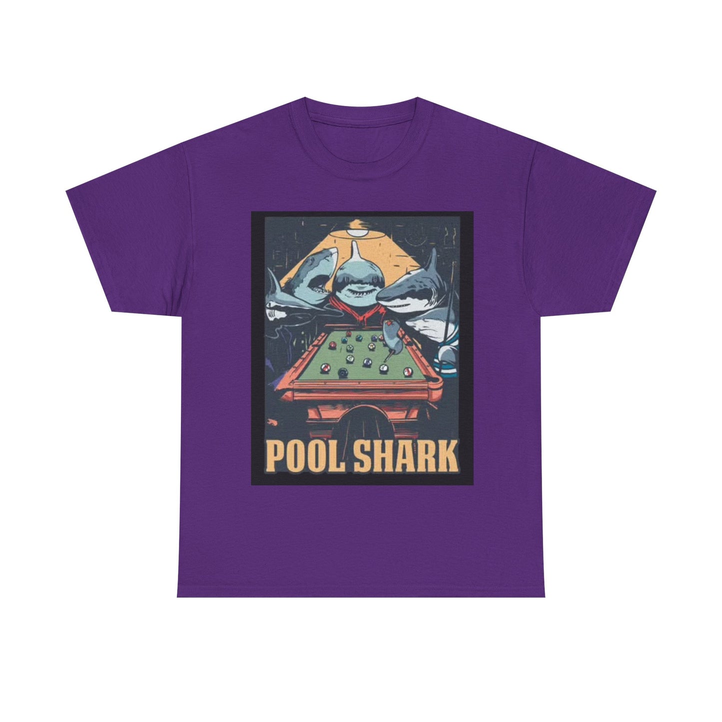 Pool Shark T Shirt Retro Funny Graphic T Vintage Pool Hall Rogan Unisex