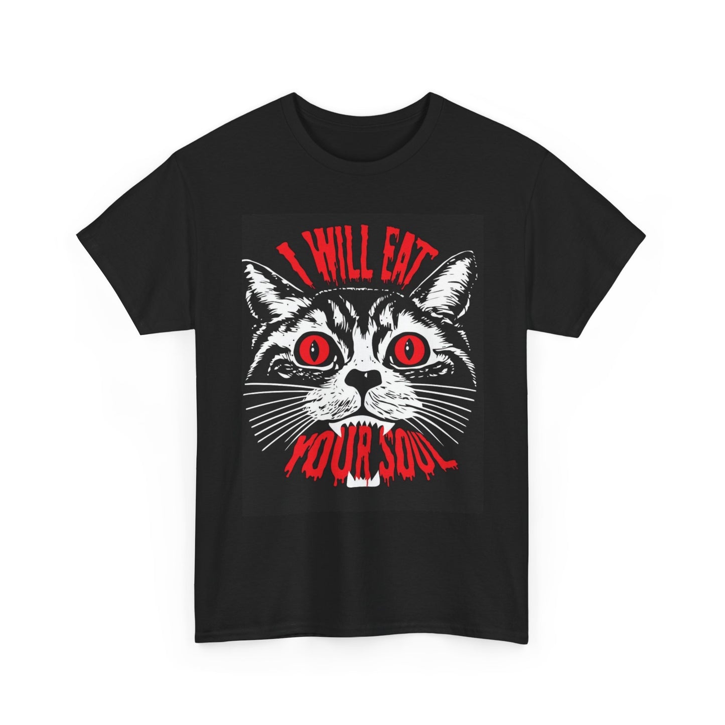 I Will Eat Your Soul Graphic T Shirt Cotton Tee