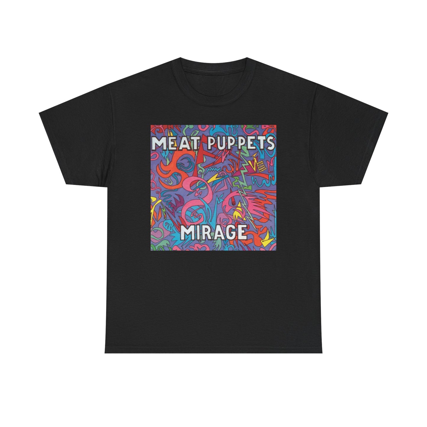 Meat Puppets Mirage Graphic T Shirt Unisex Heavy Cotton Tee BRAND NEW