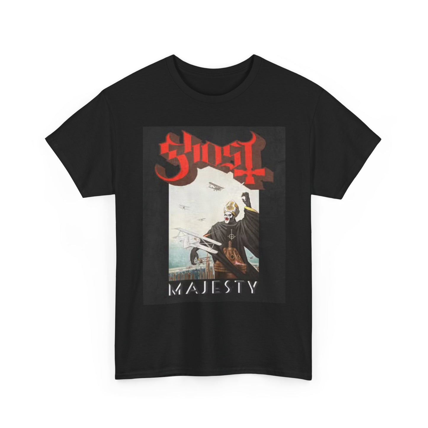 Ghost Majesty Graphic T Shirt Vintage Rock Unisex Heavy Cotton Tee