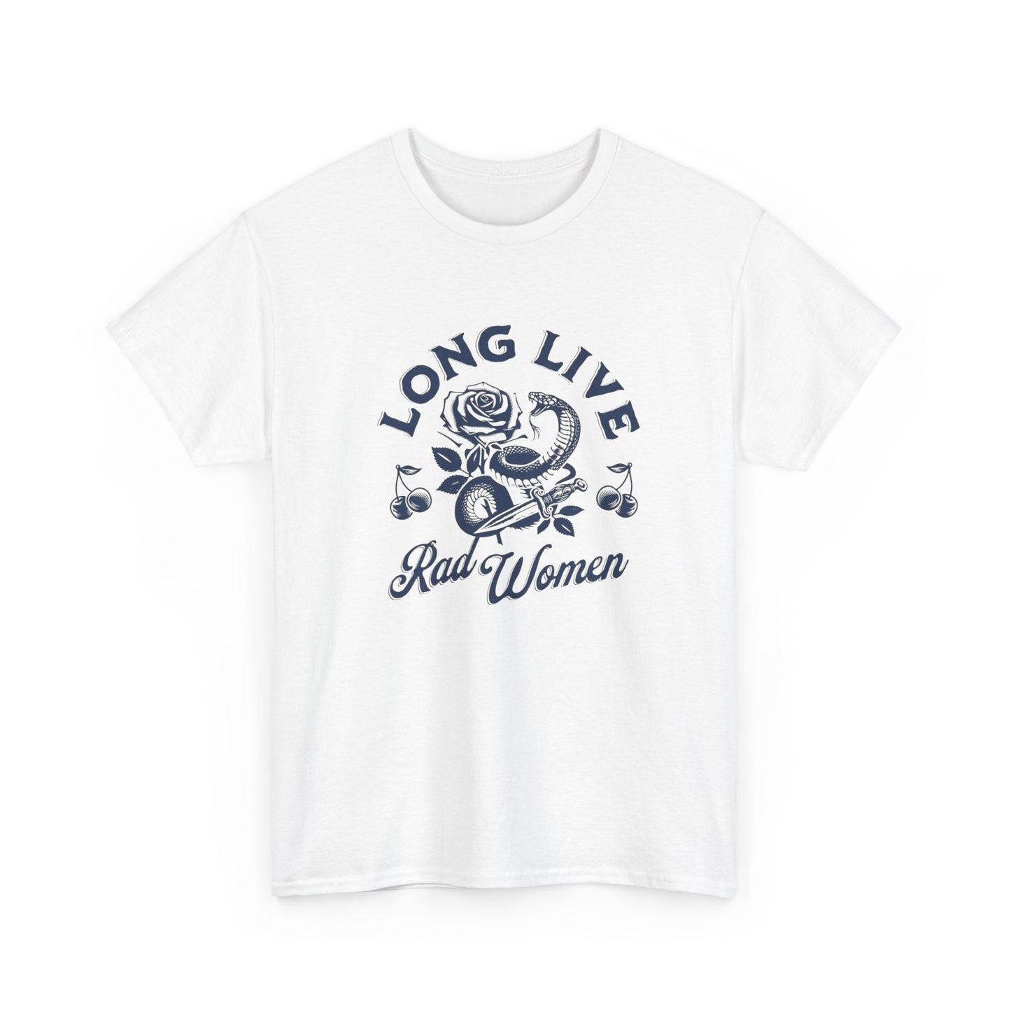 Long Live Rad Women Graphic T Shirt Women's Heavy Cotton Tee