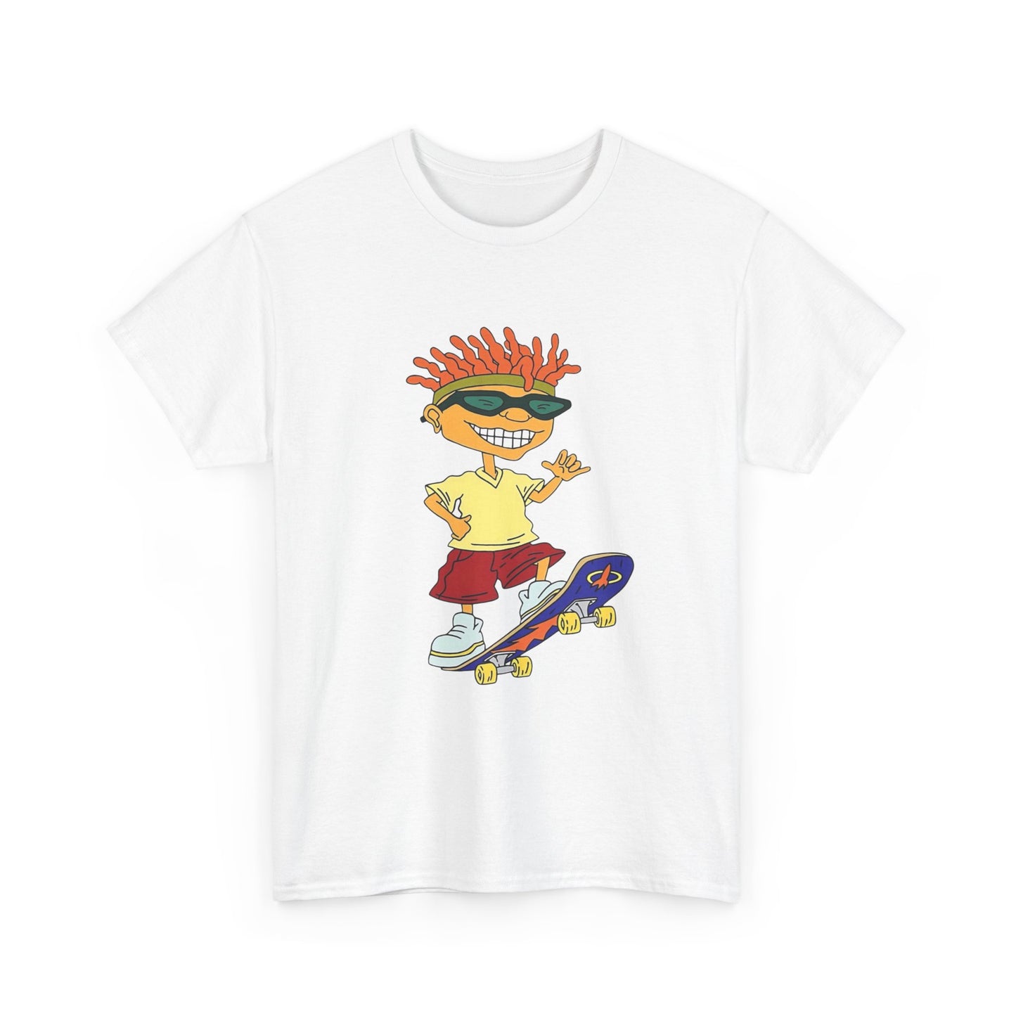 Rocket Power Retro Graphic T Shirt Unisex Heavy Cotton Tee