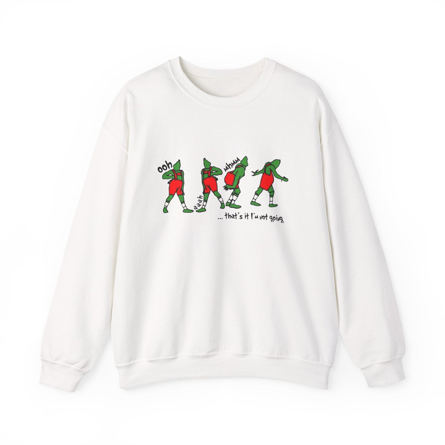The Grinch Funny Graphic Sweater NEW Unisex Heavy Blend™ Crewneck Sweatshirt
