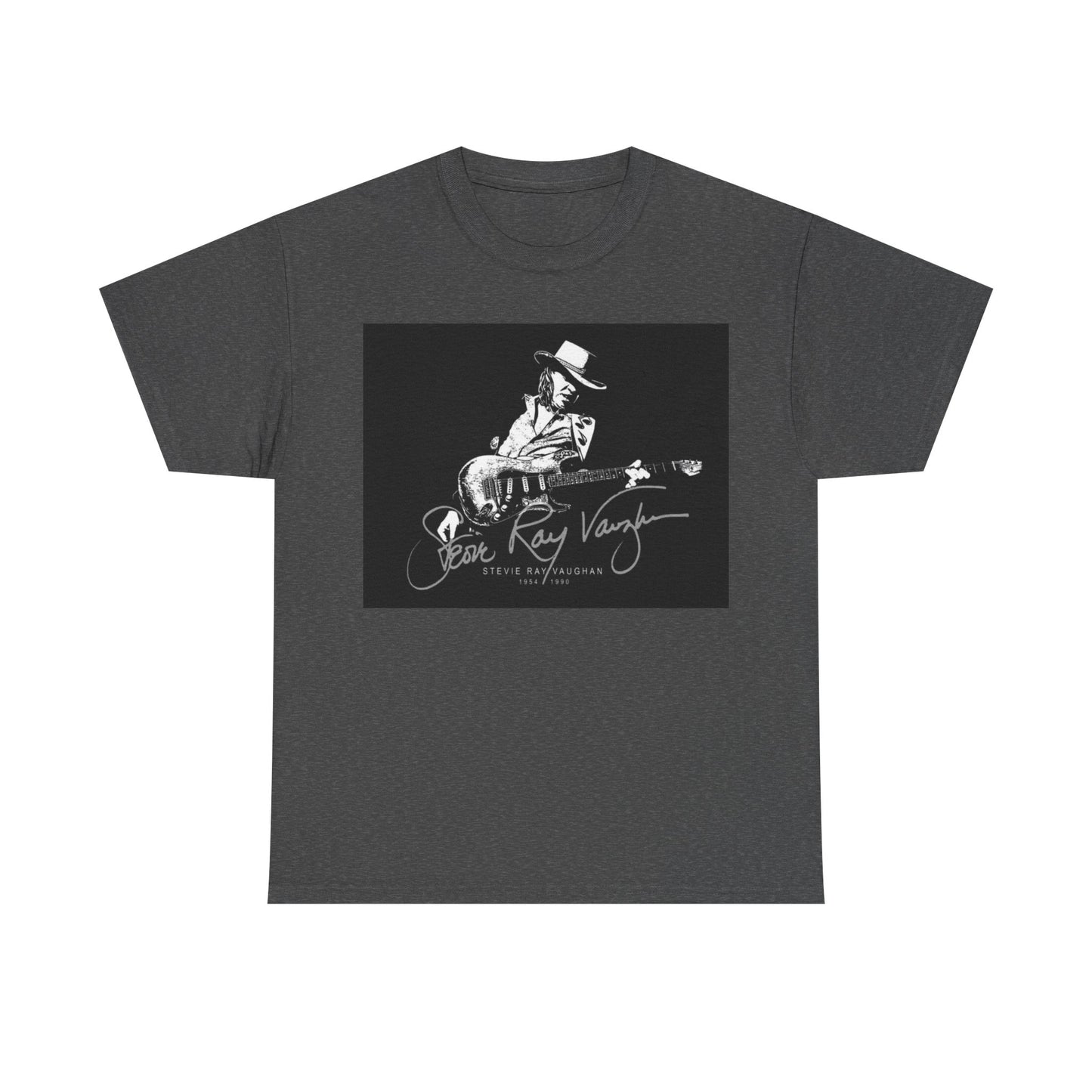 Stevie ray vaughn T-shirt Vintage retro rock album Unisex Heavy Cotton Tee