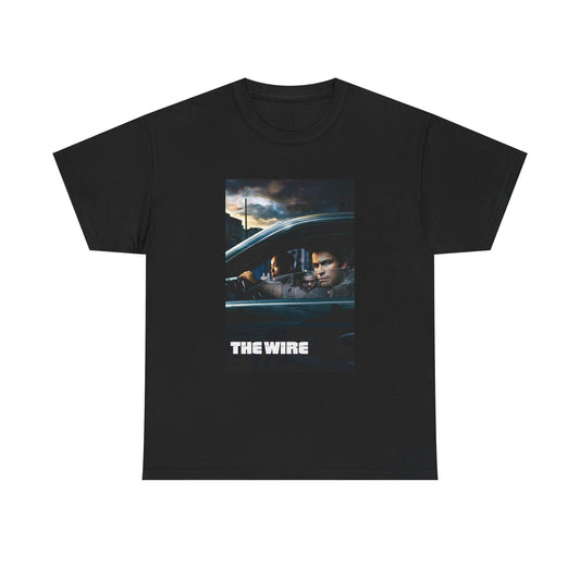 The Wire Tshirt Retro Tv Show Baltimore Omar Little Unisex Heavy Cotton Tee