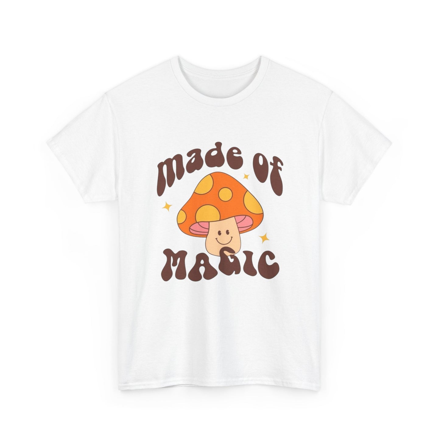 Made Of Magic Mushrooms Graphic T Shirt NEW ADULT TEE