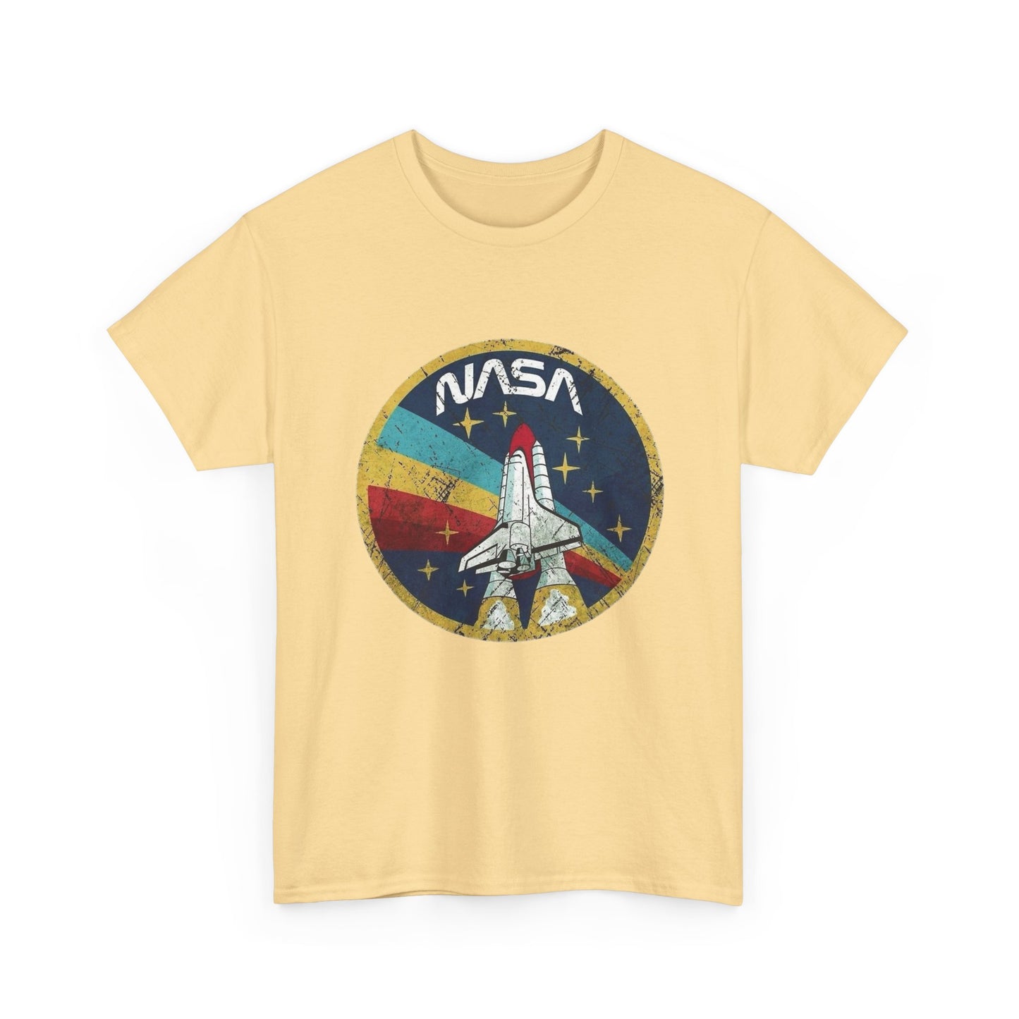 NASA Retro 90's Graphic T Shirt Unisex Heavy Cotton Tee