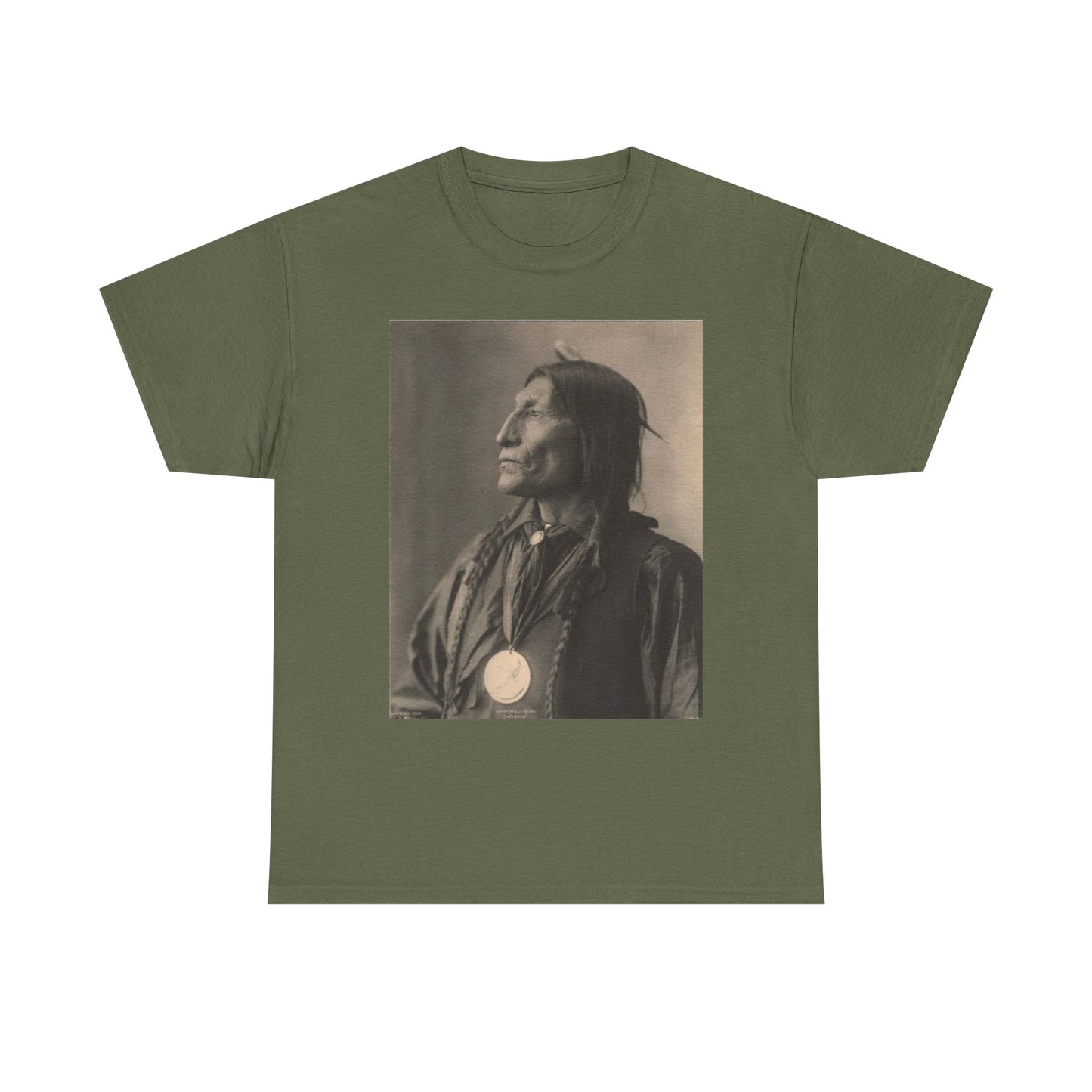 Native American Vintage T Shirt Graphic Men's Heavy Cotton Tee