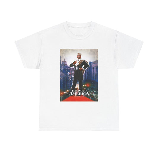 Coming To America tshirt Vintage Movie Eddie Murphy Unisex Heavy Cotton Tee