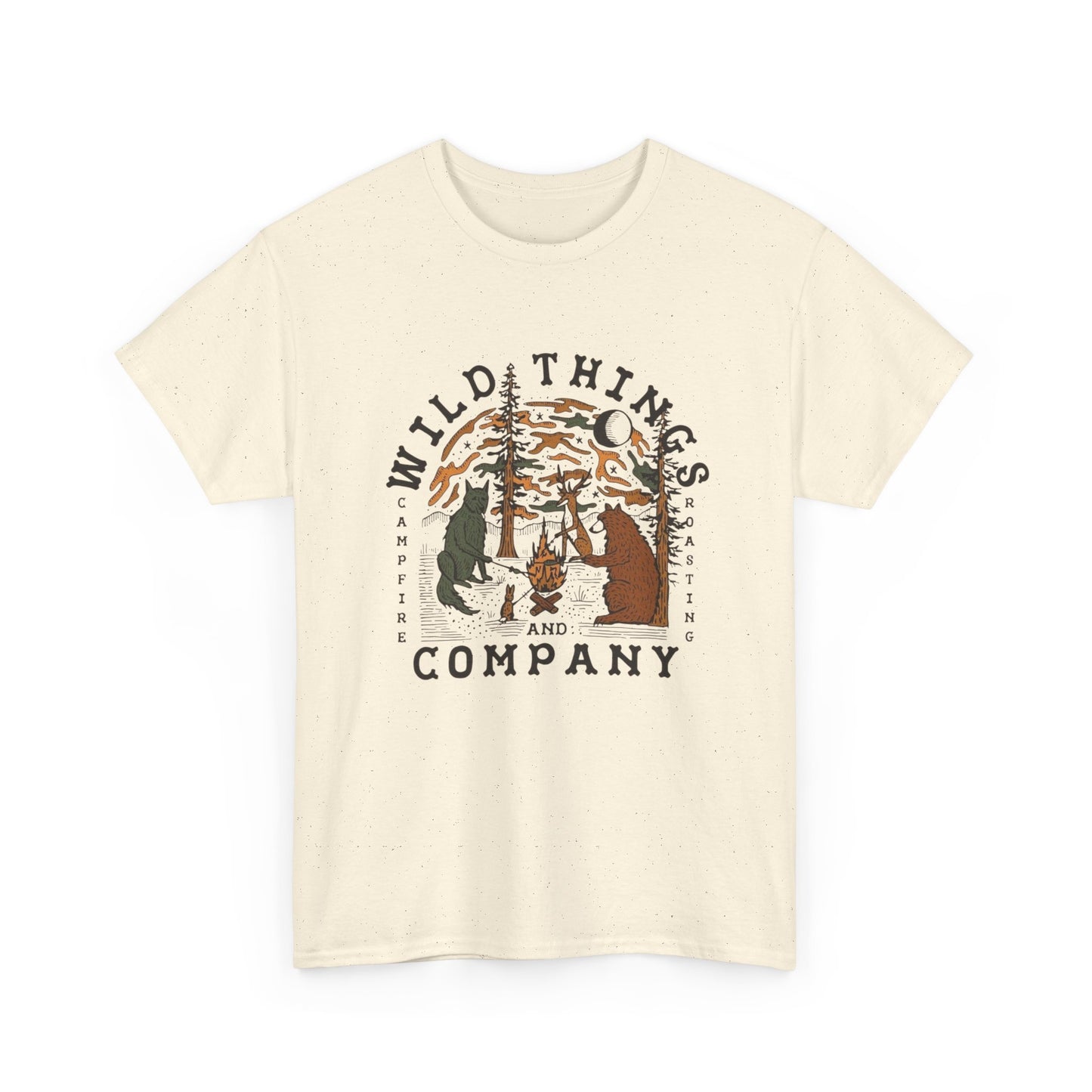 Wild Things Company Camping Graphic T Shirt NEW Adult Tee