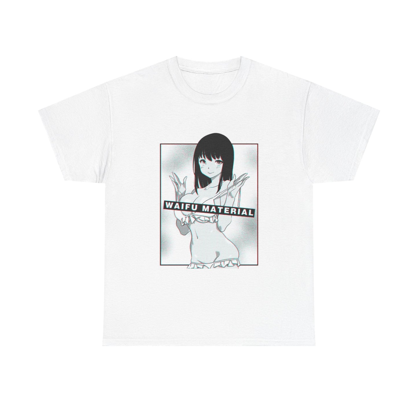 Waifu Material Hentai Tshirt Sexy anime Naturo Cartoon Unisex Heavy Graphic