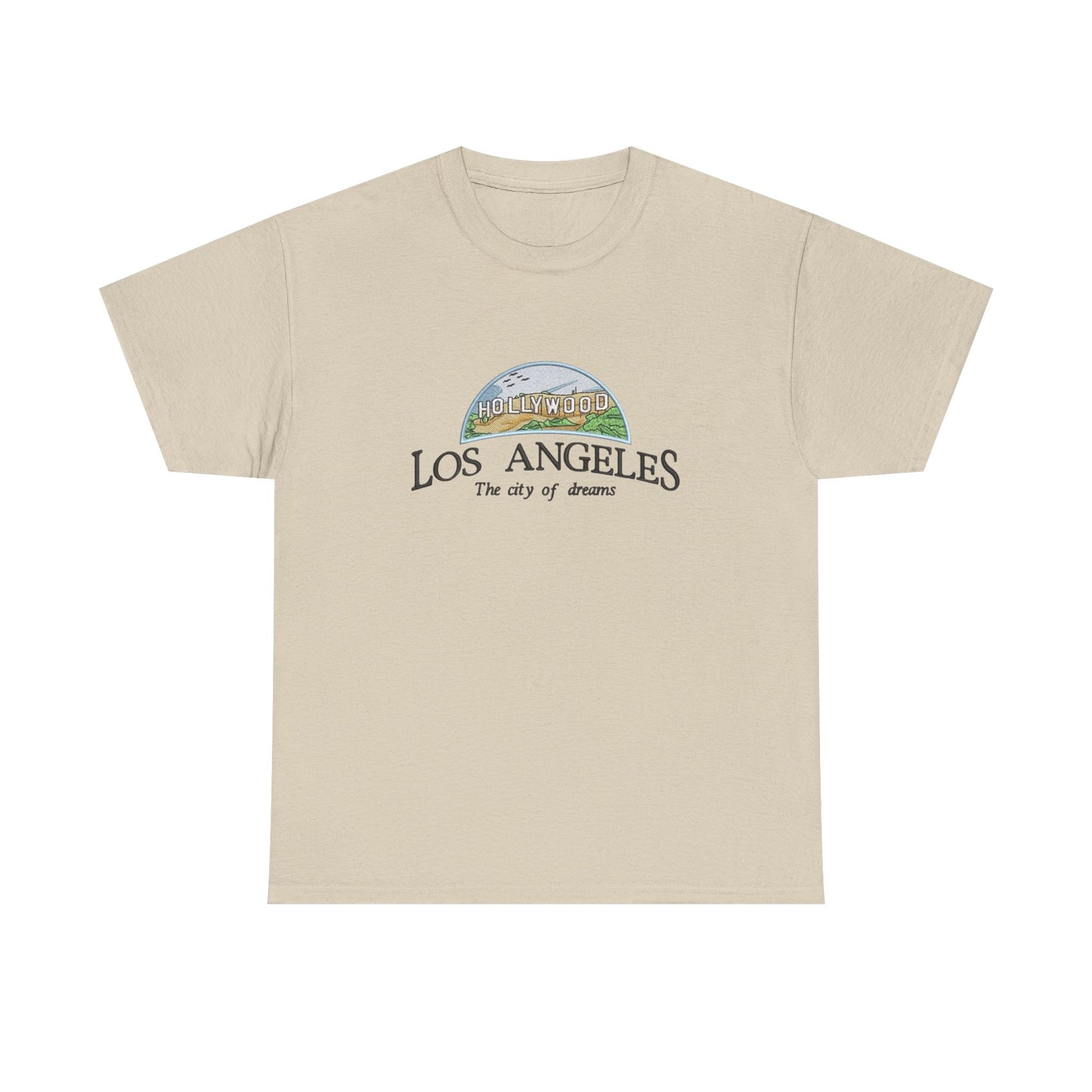 Los Angeles City Of Dreams Graphic T Shirt NEW Unisex Heavy Cotton Tee