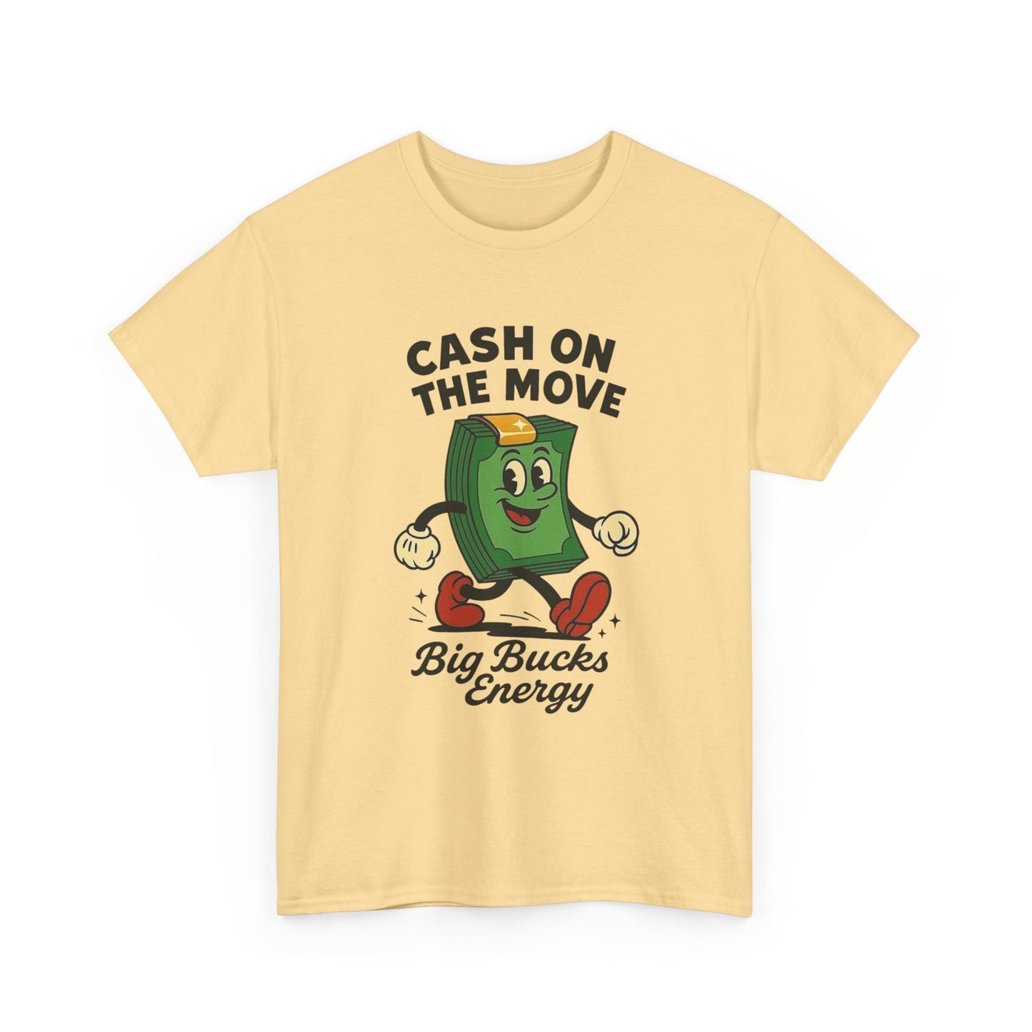 Cash On The Move Graphic T Shirt NEW GIFT Unisex Heavy Cotton Tee