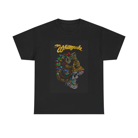 Whitesnake T-shirt vintage rock band 80s retro graphic Unisex Heavy Cotton Tee