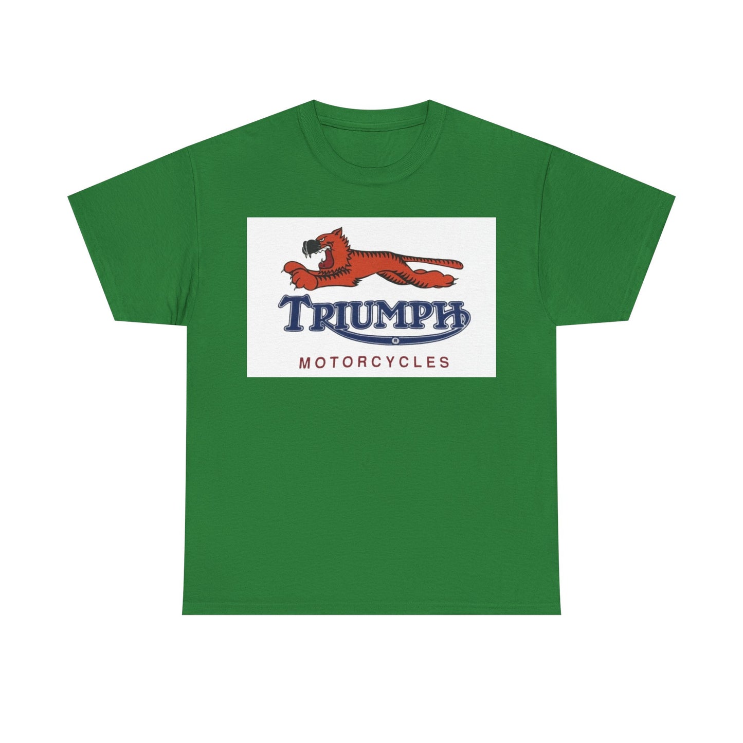 Triumph T-shirt vintage motorcycles nostalgia Tiger Unisex Heavy Cotton Tee