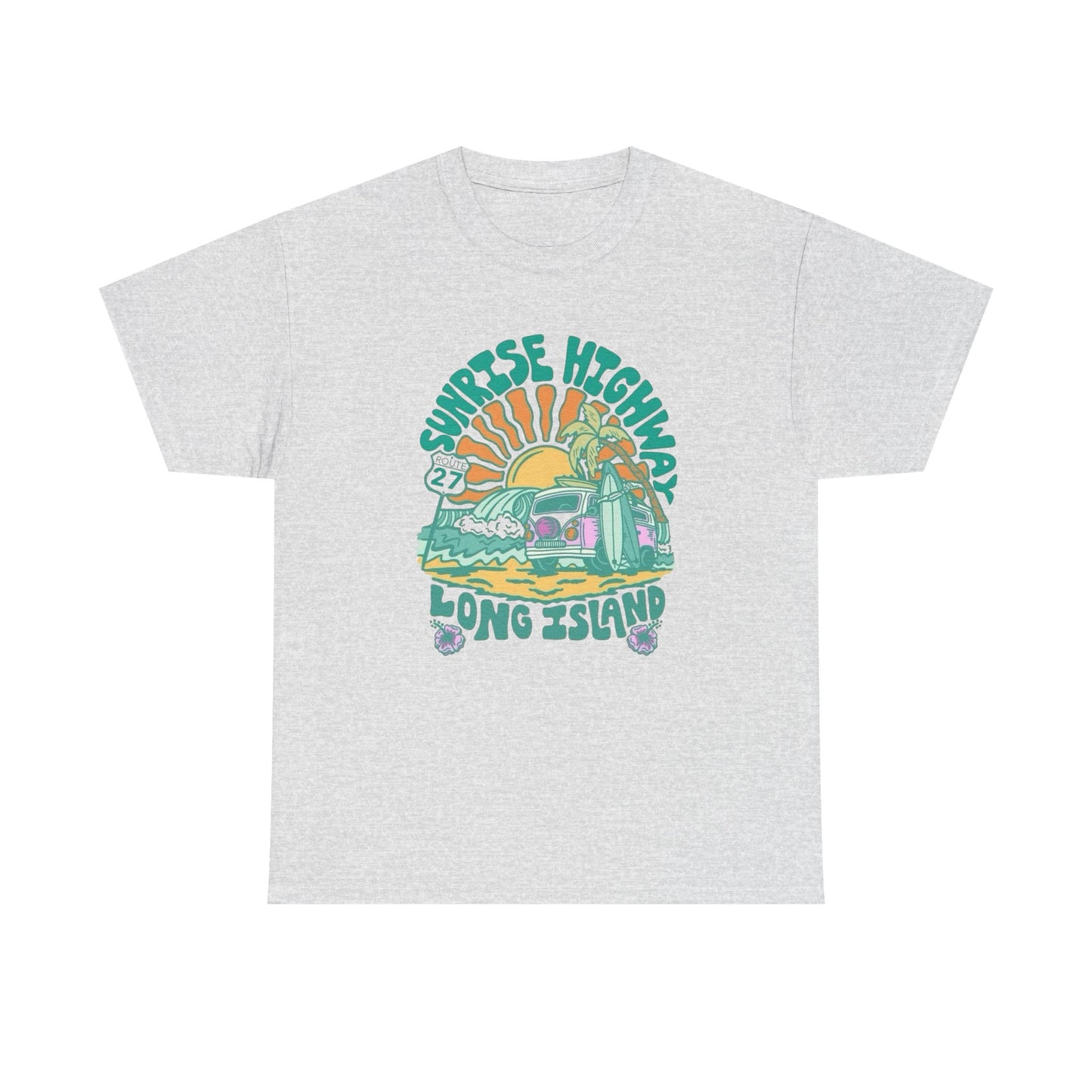 Sunrise Highway Long Island Graphic T Shirt NEW Adult Tee