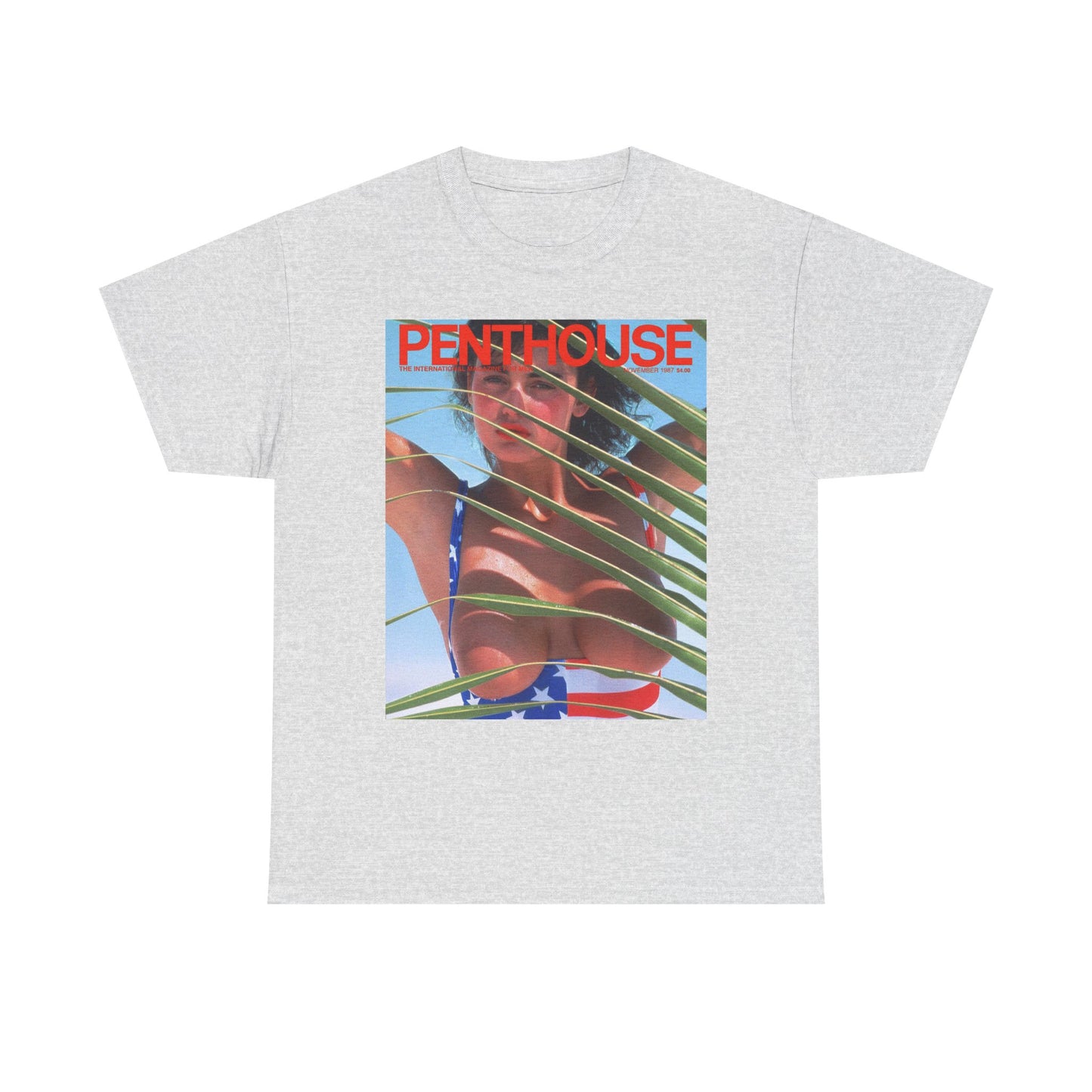 Penthouse Magazine Graphic T Shirt Vintage Retro Apparel Heavy Cotton Tee