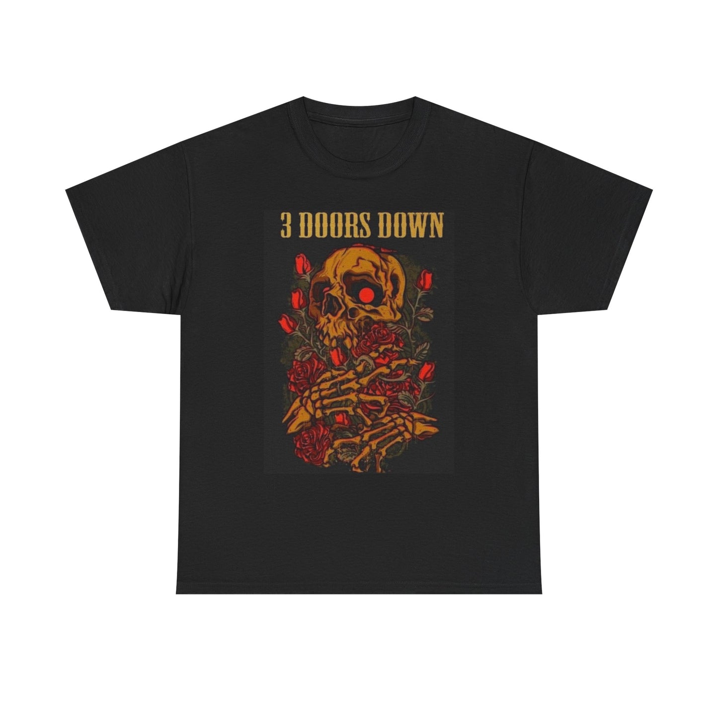 3 Doors Down Graphic T Shirt Retro Rock 90s Unisex Heavy Cotton Tee