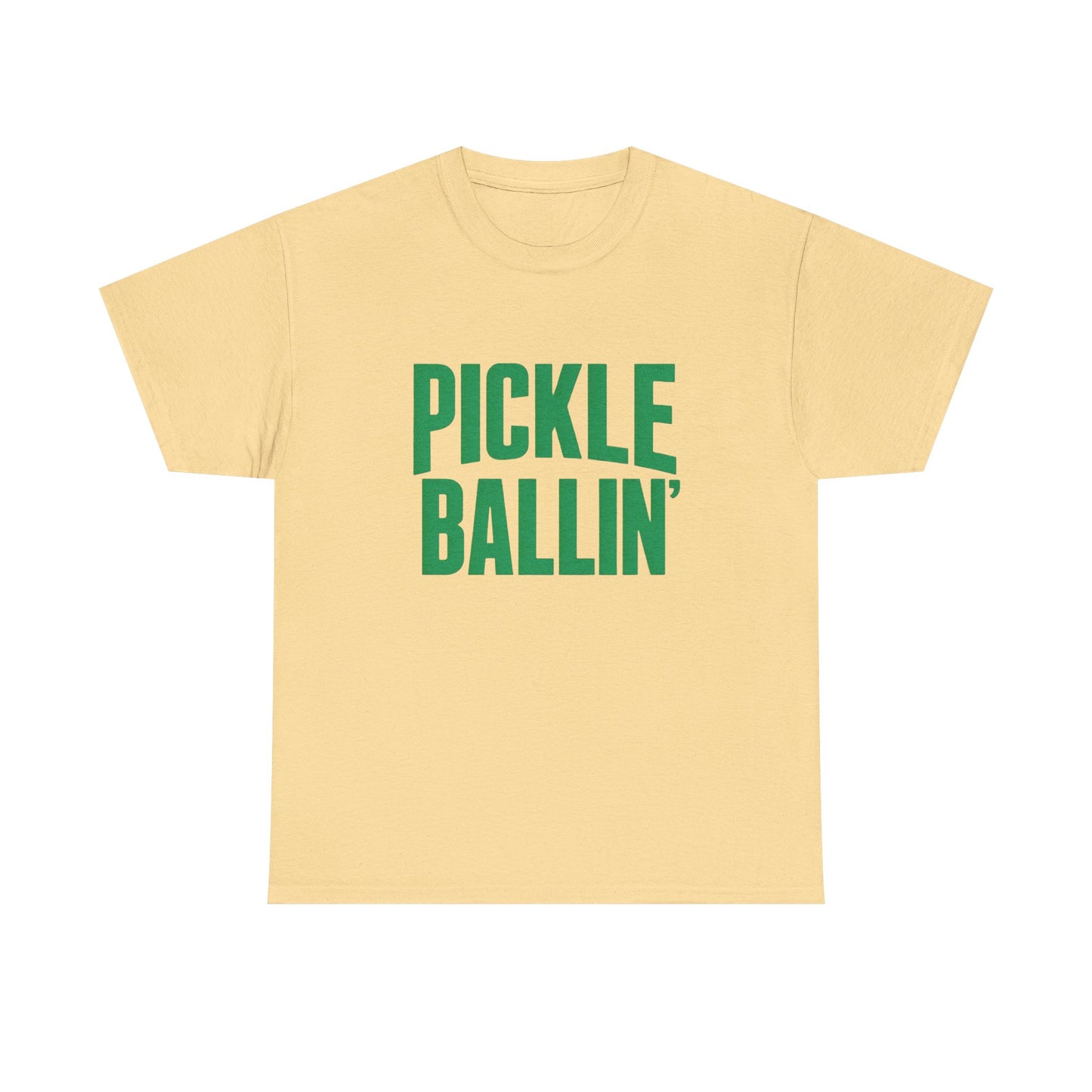 Pickle Ballin Retro Graphic T Shirt Heavy Cotton Tee