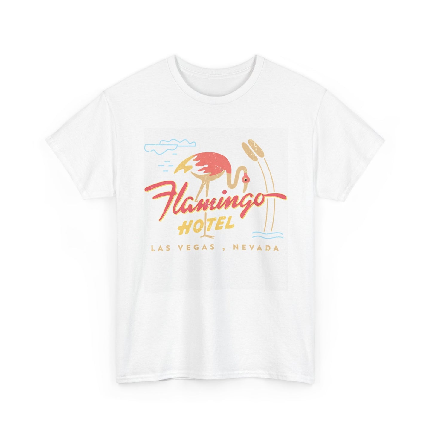 The Flamingo Tshirt Vintage Las Vegas Casino Strip Retro Unisex Heavy Cotton 4