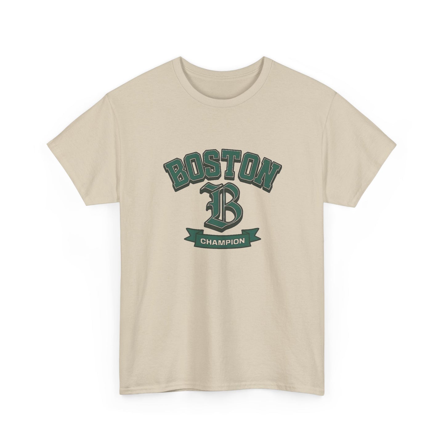 Boston Champions Sports Graphic T Shirt Unisex Heavy Cotton Tee