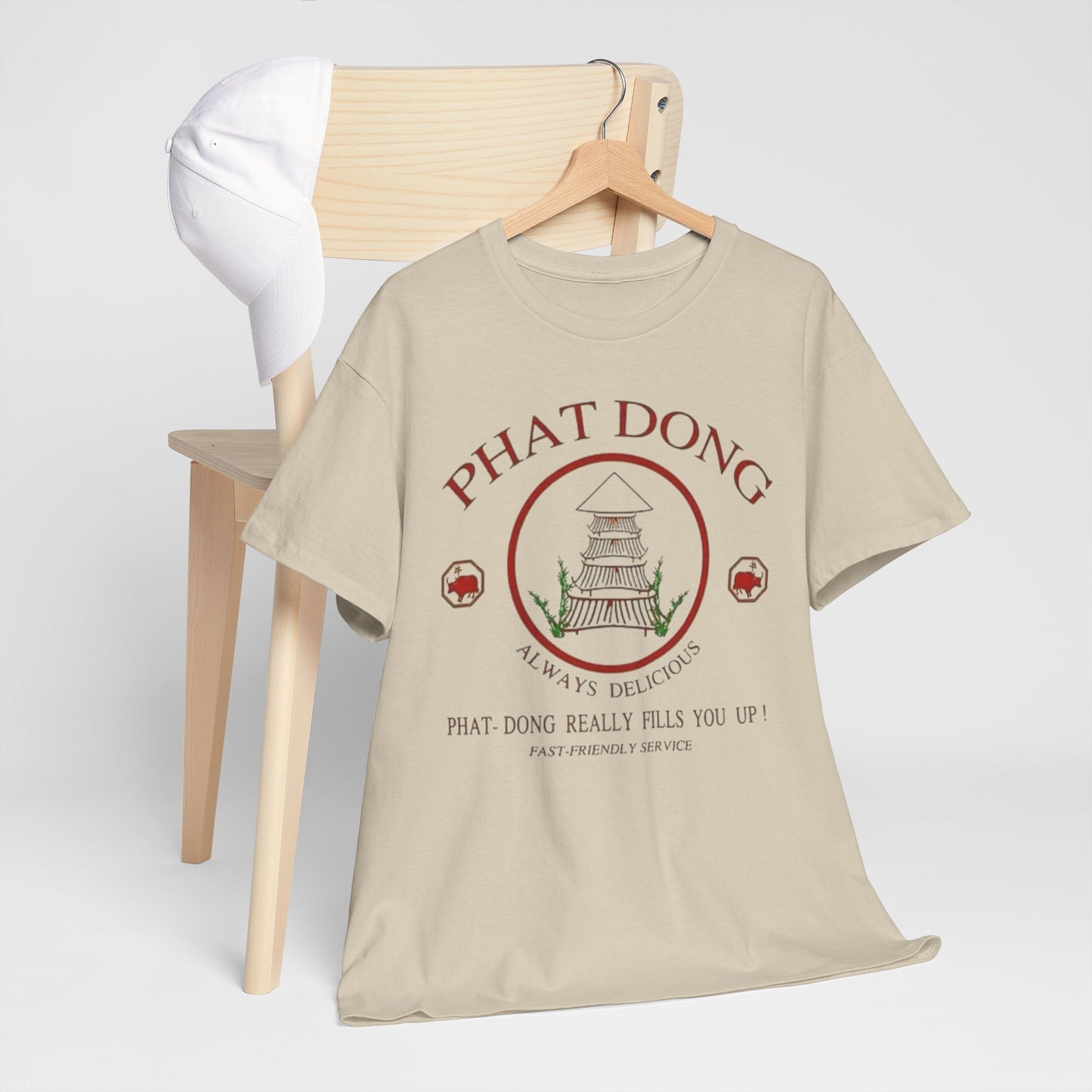 Phat Dong Funny Chinese Food Graphic T-Shirt Gift NEW Jokes  Heavy Cotton Tee
