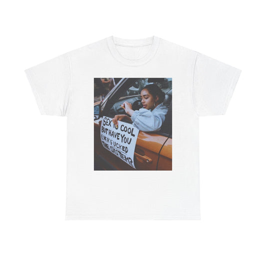 Sex Is Cool Funny Graphic T Shirt Unisex Heavy Cotton Tee Gift New