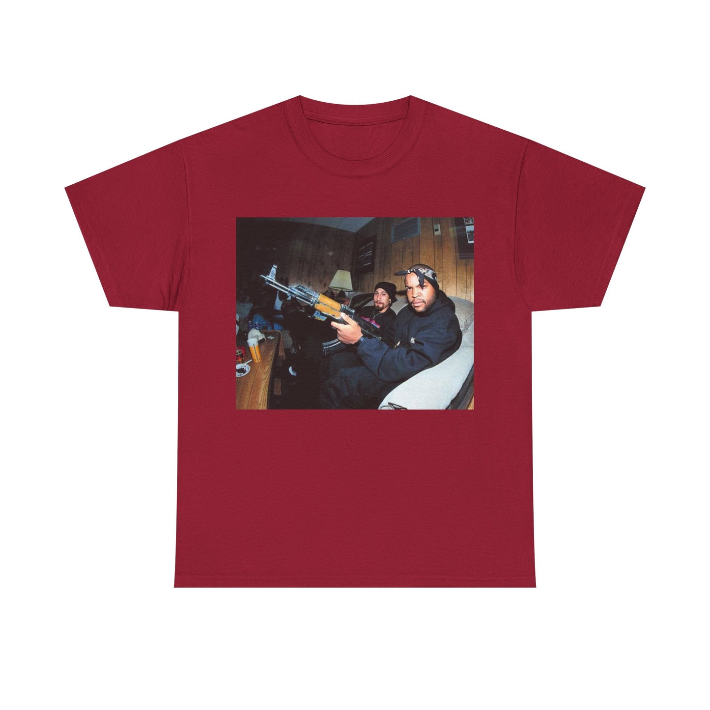 Ice cube T-shirt vintage 90s NWA California retro meme Unisex Heavy Cotton Tee