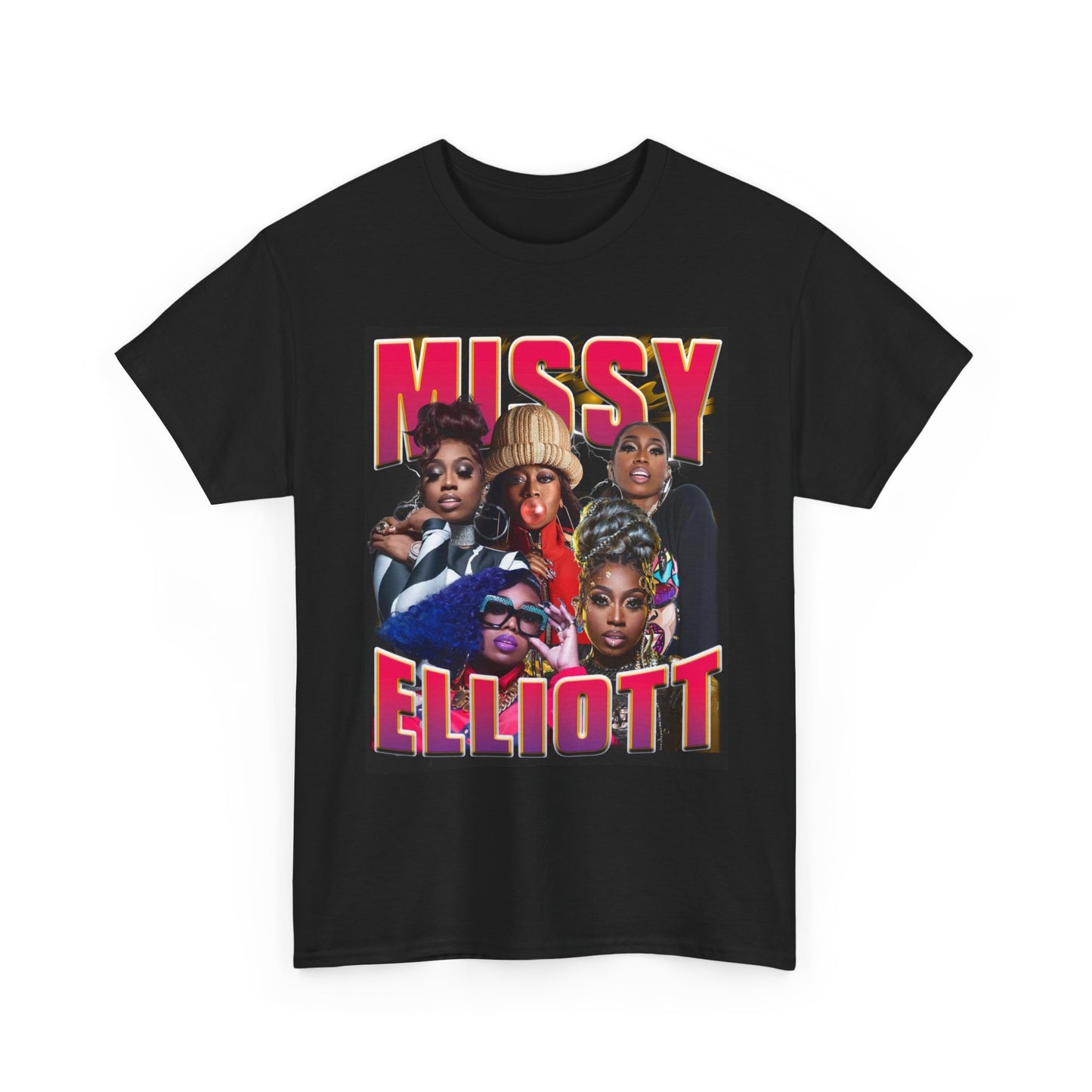 Missy Elliot Graphic T Shirt Rap Vintage 90s Unisex Heavy Cotton Tee