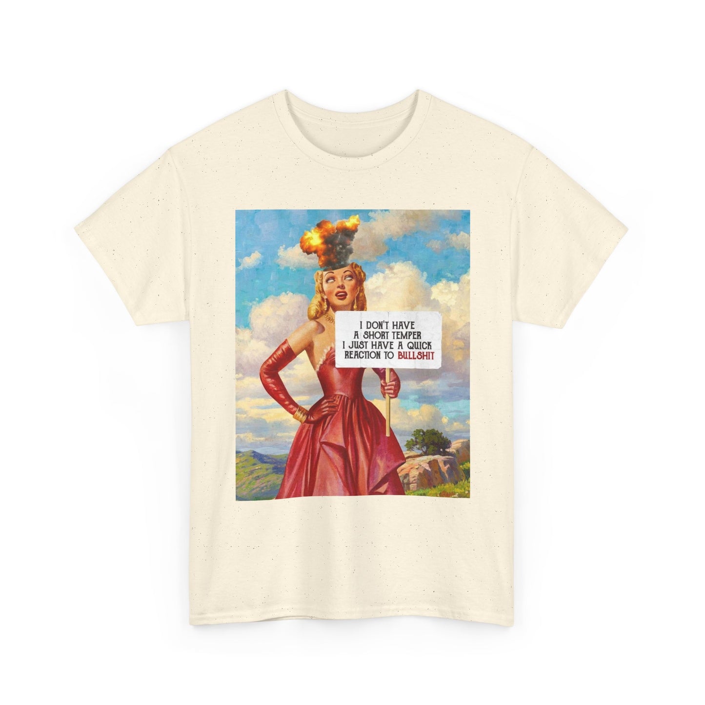 I Don't Have A Short Temper Funny T Shirt Unisex Heavy Cotton Tee