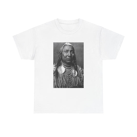 Native American Indian Tshirt Sitting Bull Chief New Unisex Heavy Cotton Tee
