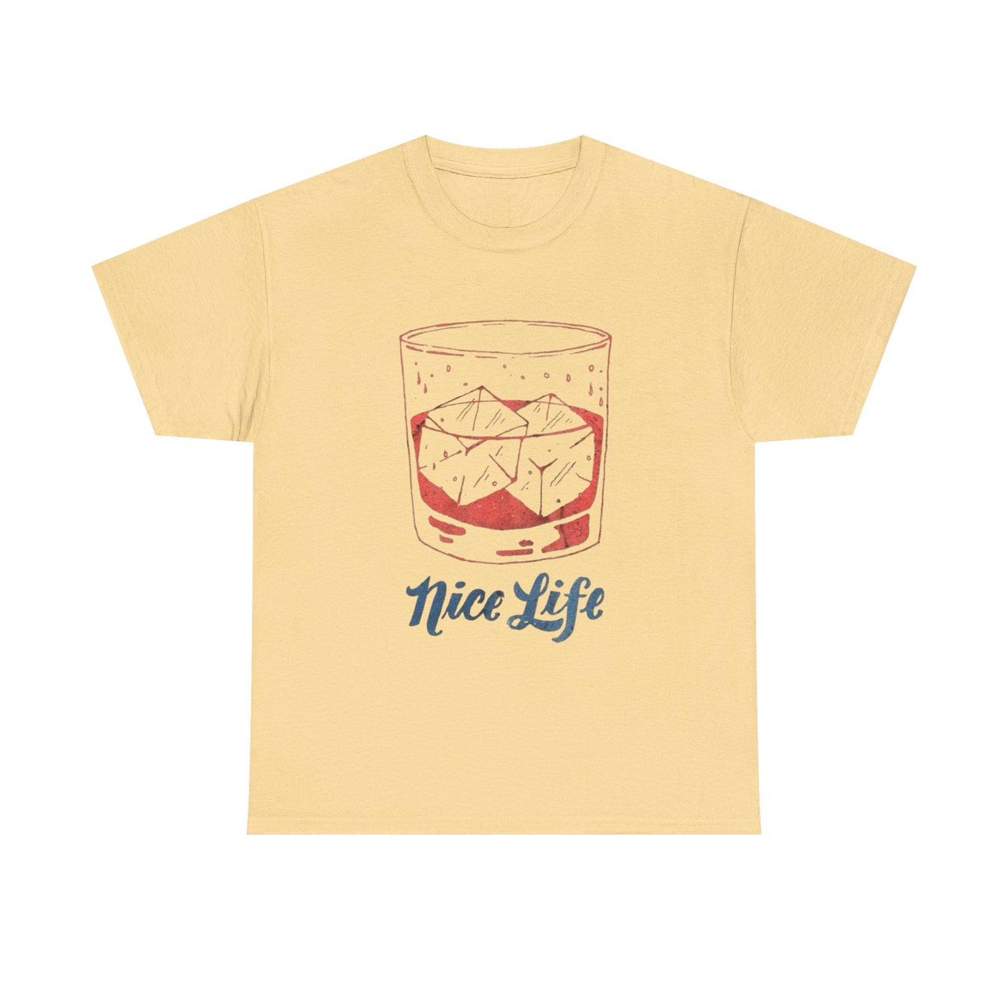 Nice Life Graphic T Shirt ADULT NEW