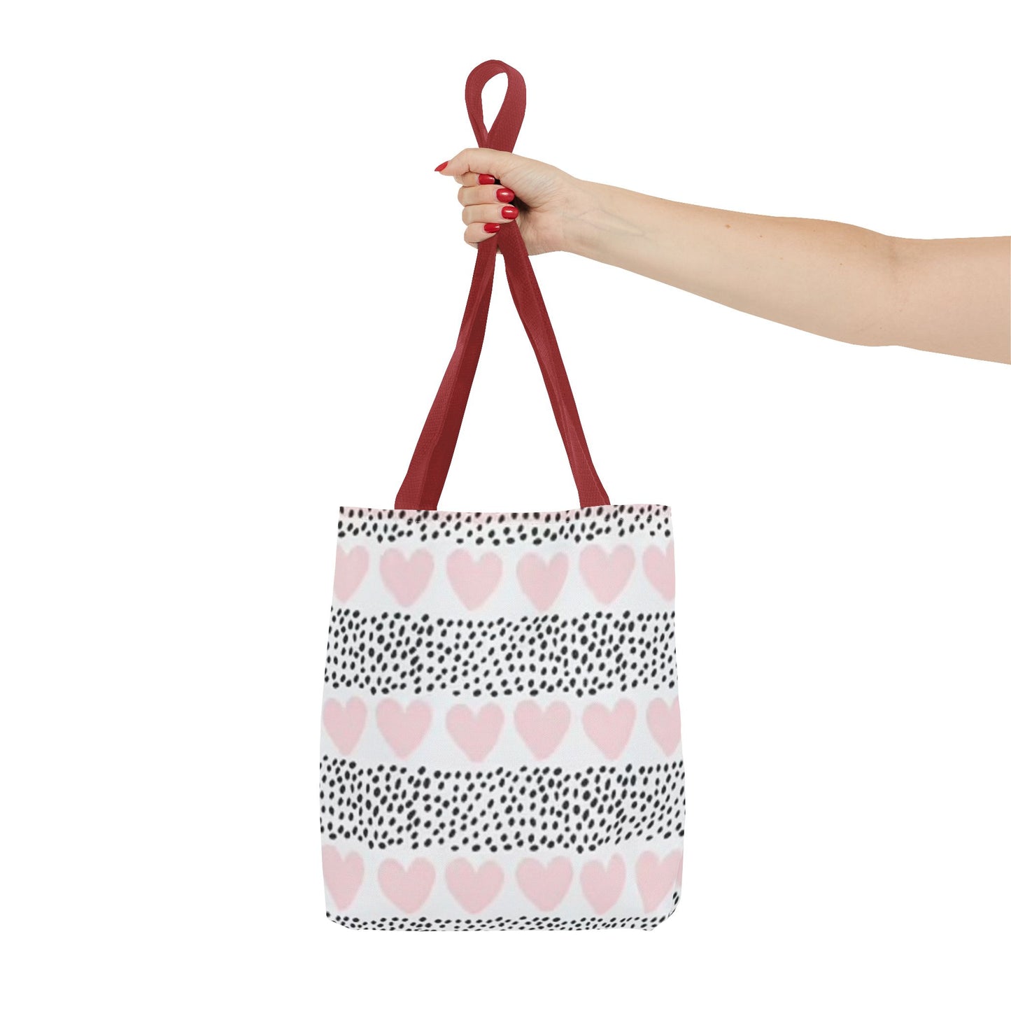 Pink Hearts Brand New Tote Bag (AOP)