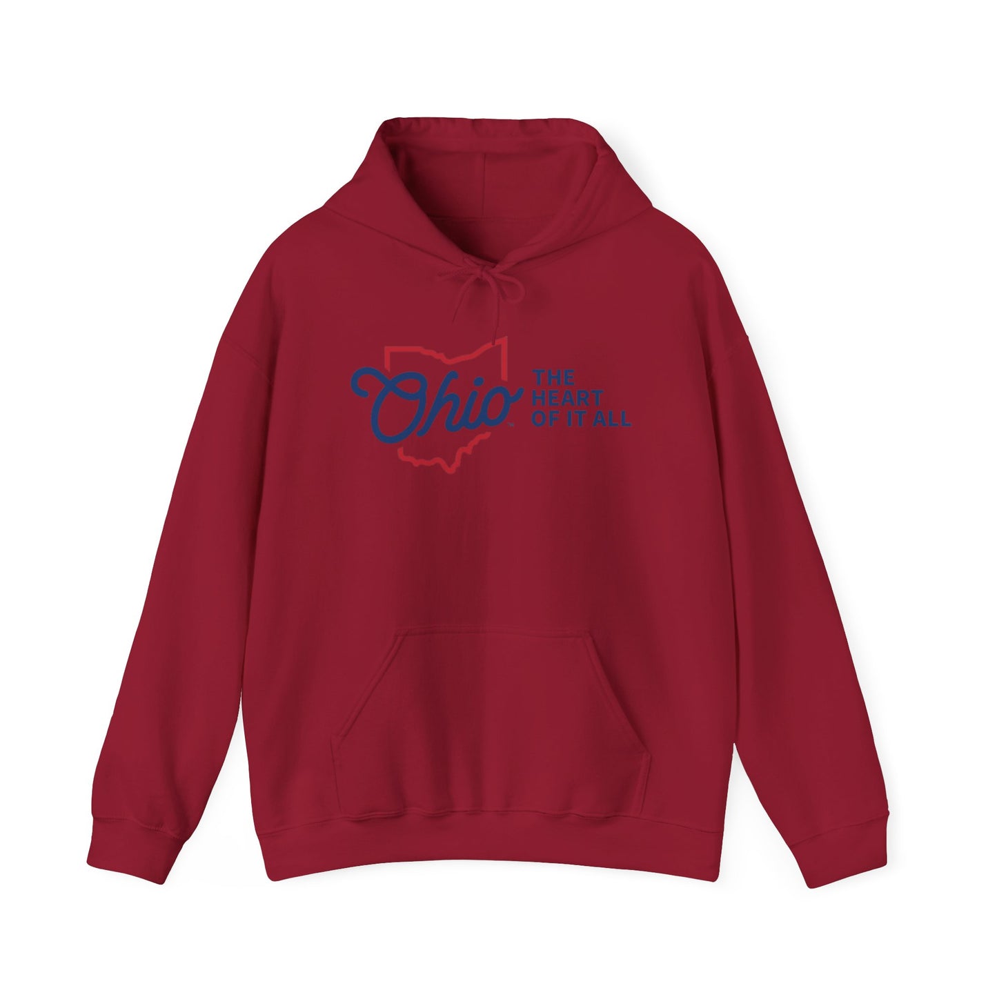 Ohio State Hoodie The Heart Of It All Unisex Heavy Blend™ Hooded Sweatshirt