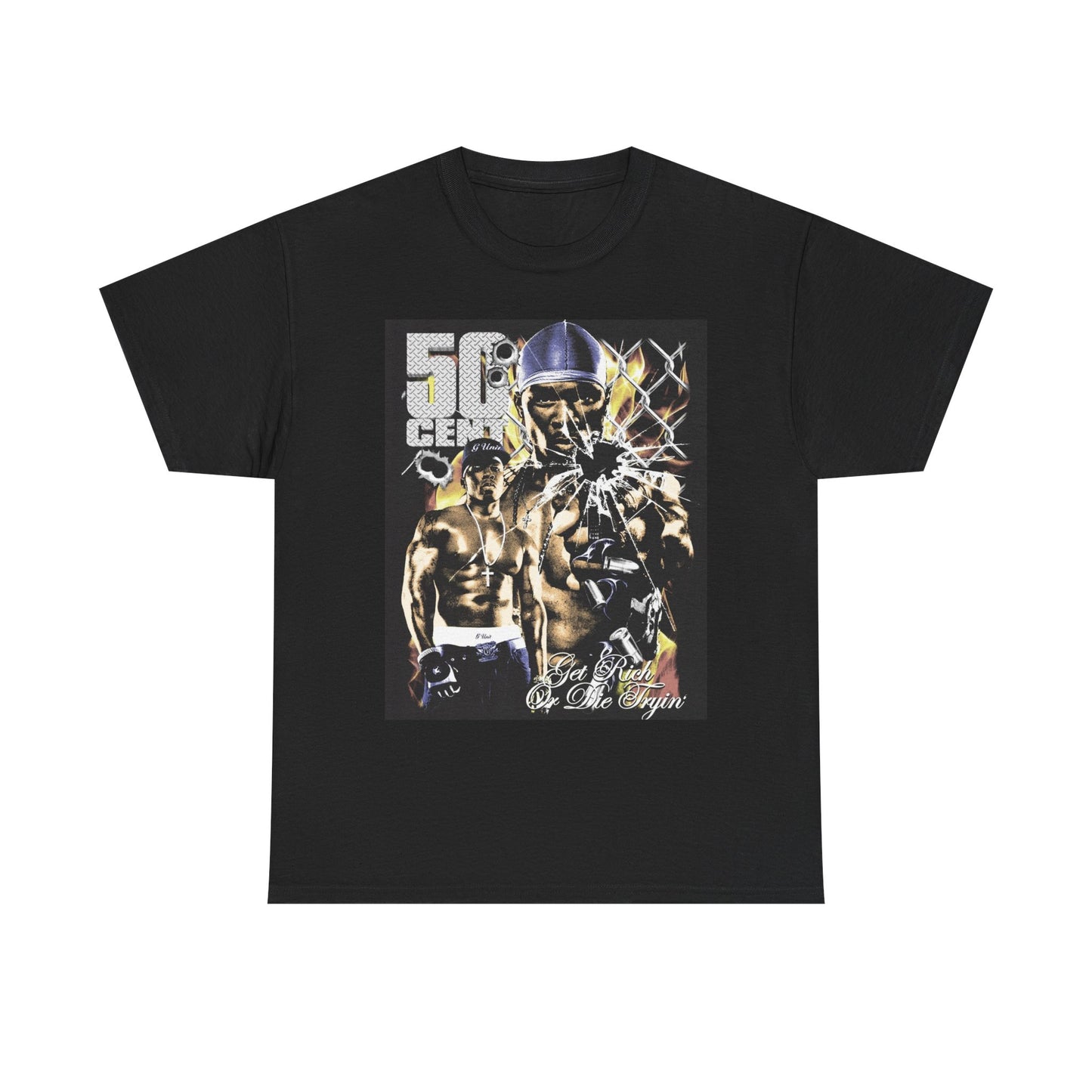 50 Cent Graphic Shirt Apparel BRAND NEW Unisex Heavy Cotton Tee