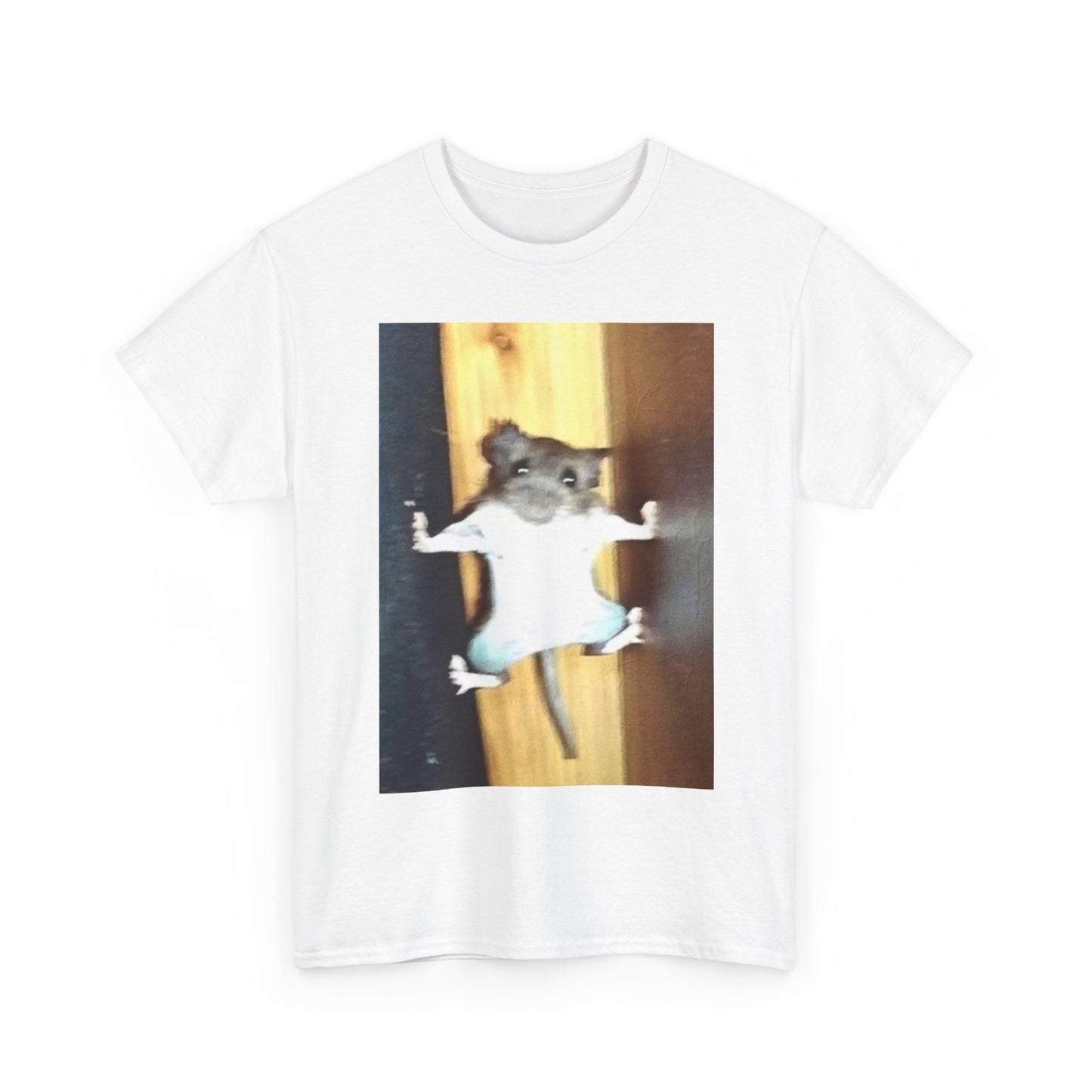 Ninja Mouse Funny Shirt Graphic Meme Myspace 90s viral Unisex Heavy Cotton Tee