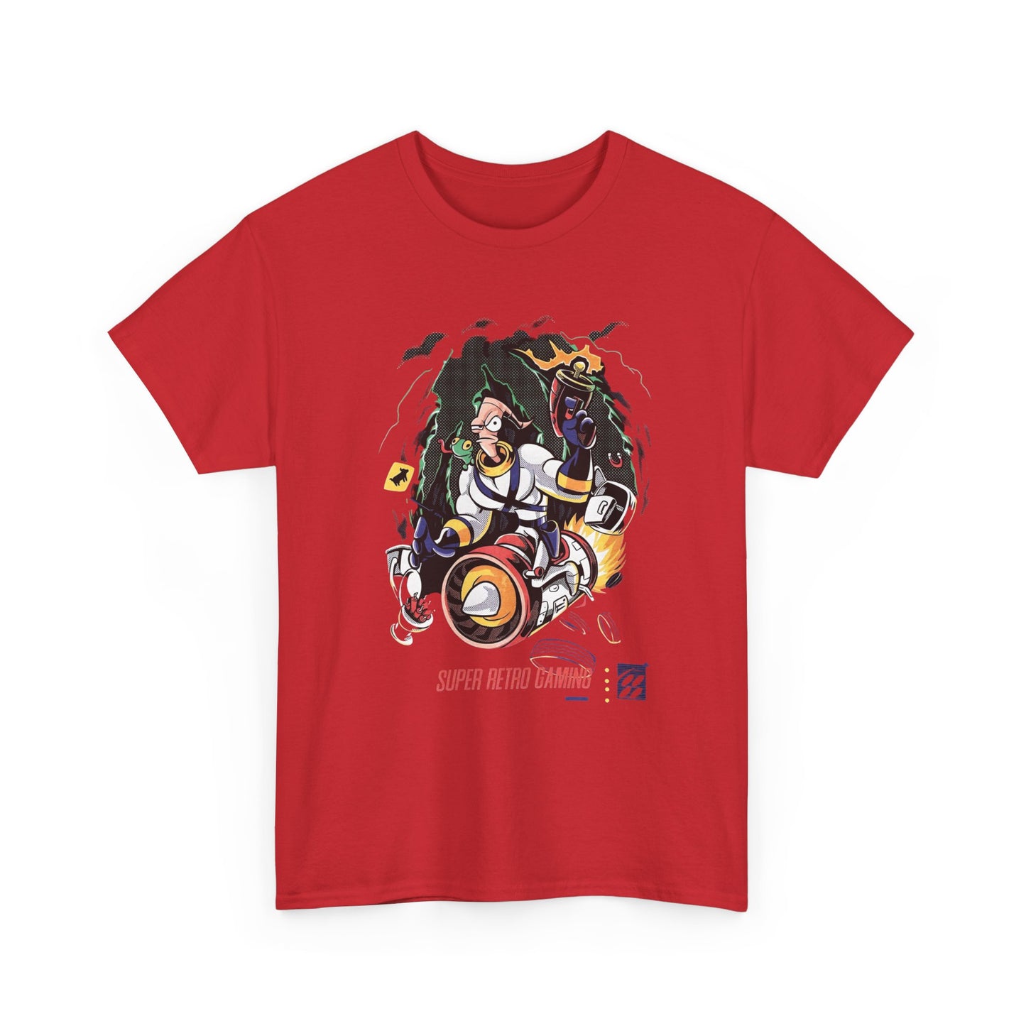 Earth Worm Jim Vintage Gaming Retro Graphic T Shirt NEW Unisex Heavy Cotton Tee