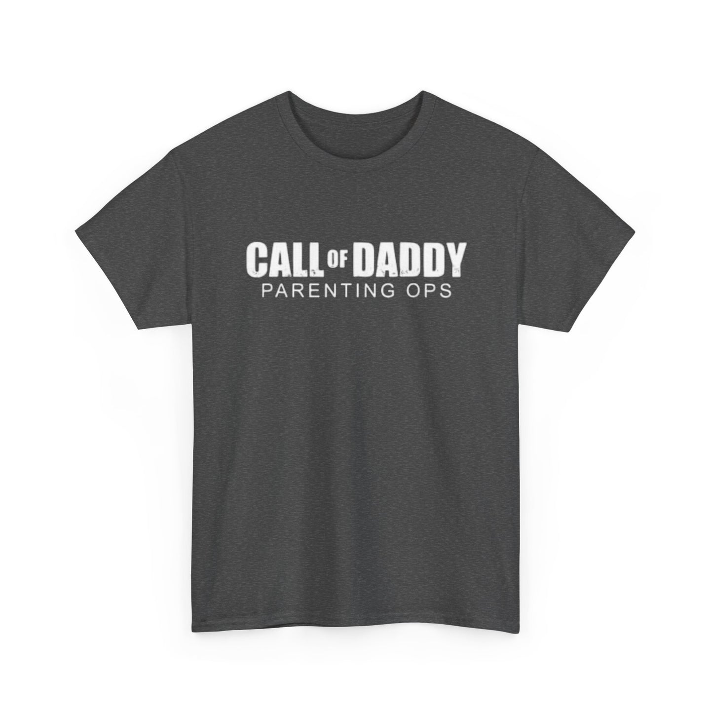 Call Of Daddy Parenting Ops Funny Shirt Gamer Dad Jokes Unisex Heavy Cotton Tee