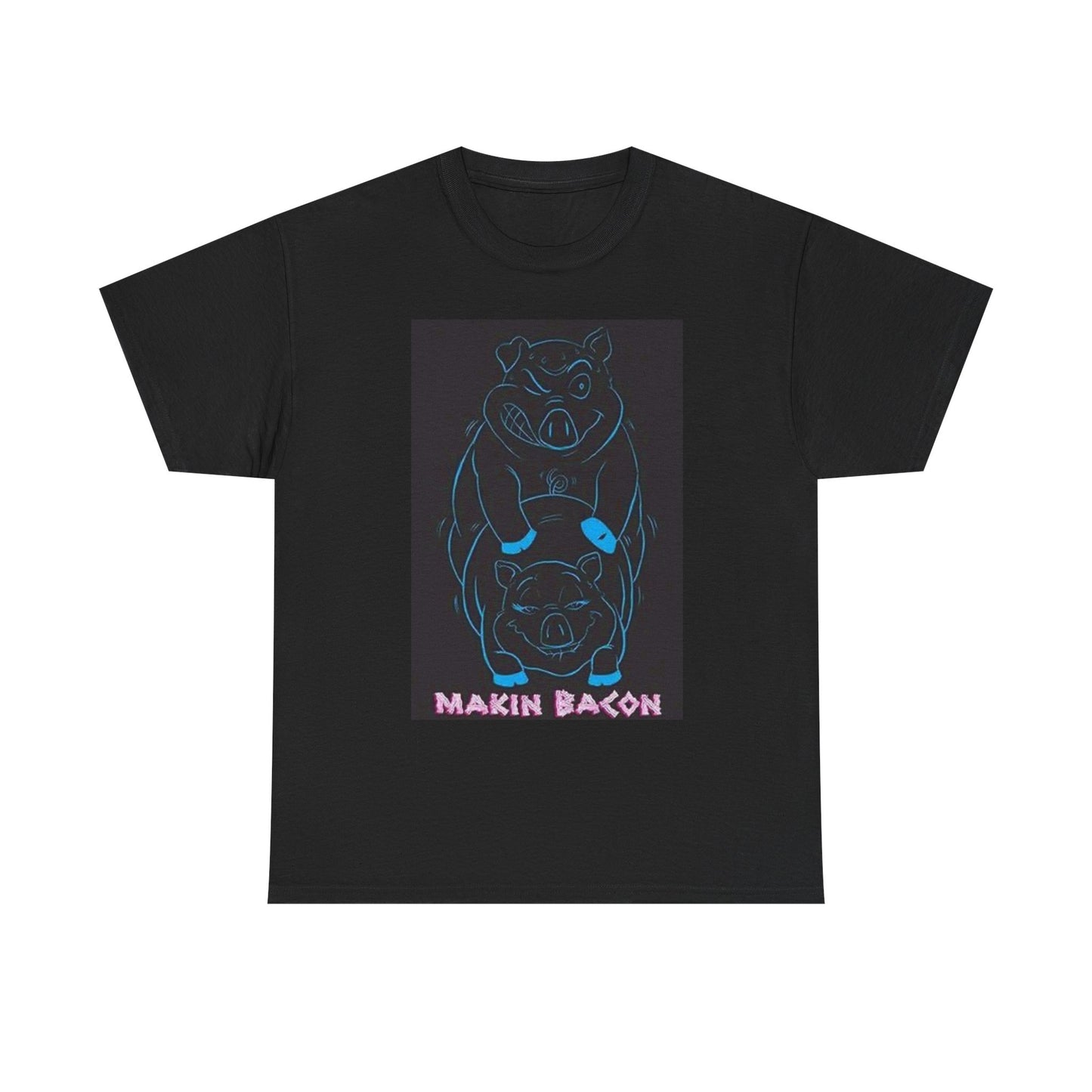 Making Bacon Graphic T Shirt Funny Jokes Unisex Heavy Cotton Tee