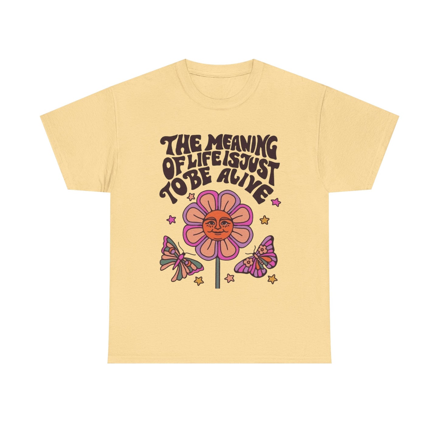 The Meaning Of Life Graphic T Shirt NEW ADULT Unisex Heavy Cotton Tee