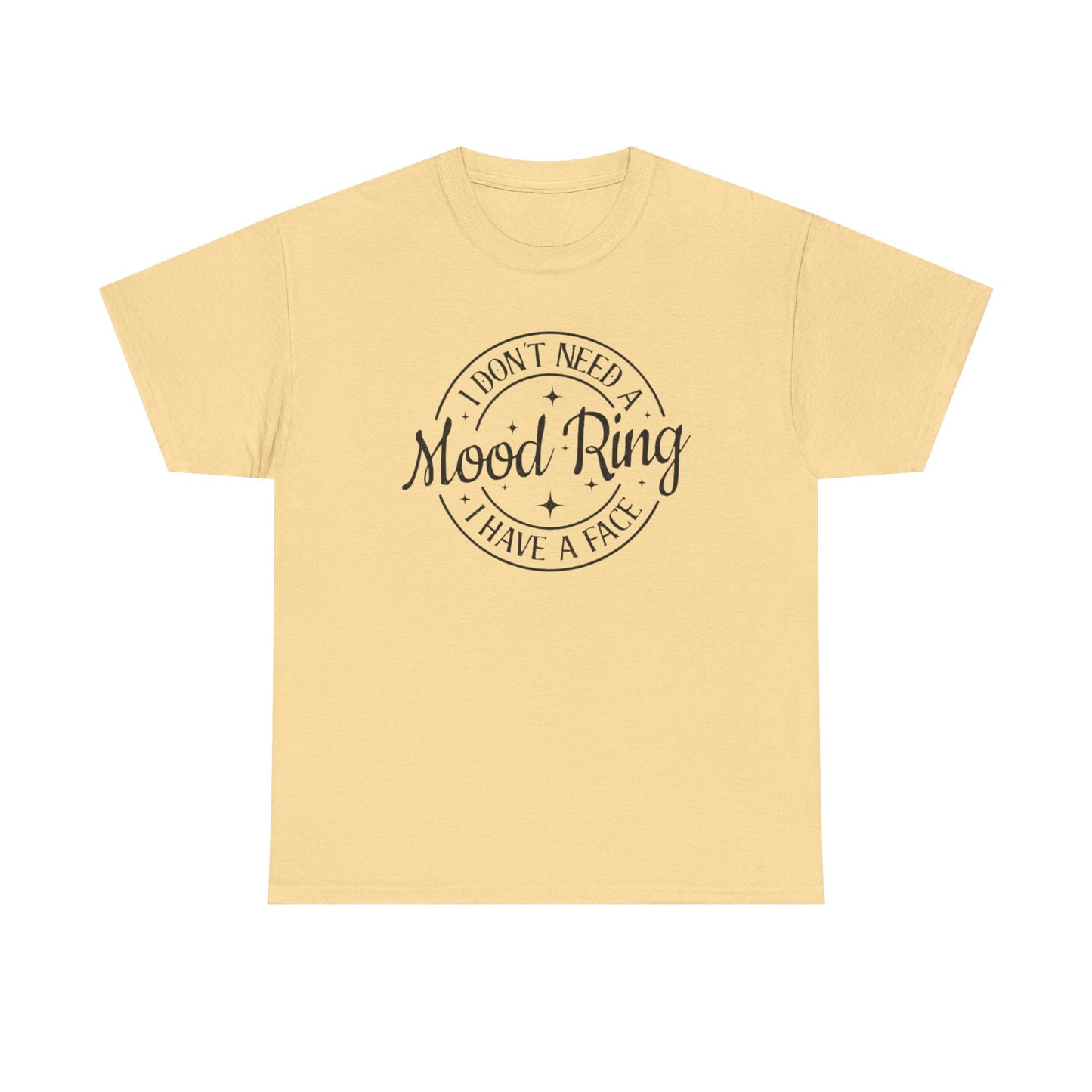 Funny Mood Ring Graphic T Shirt Unisex Heavy Cotton Tee